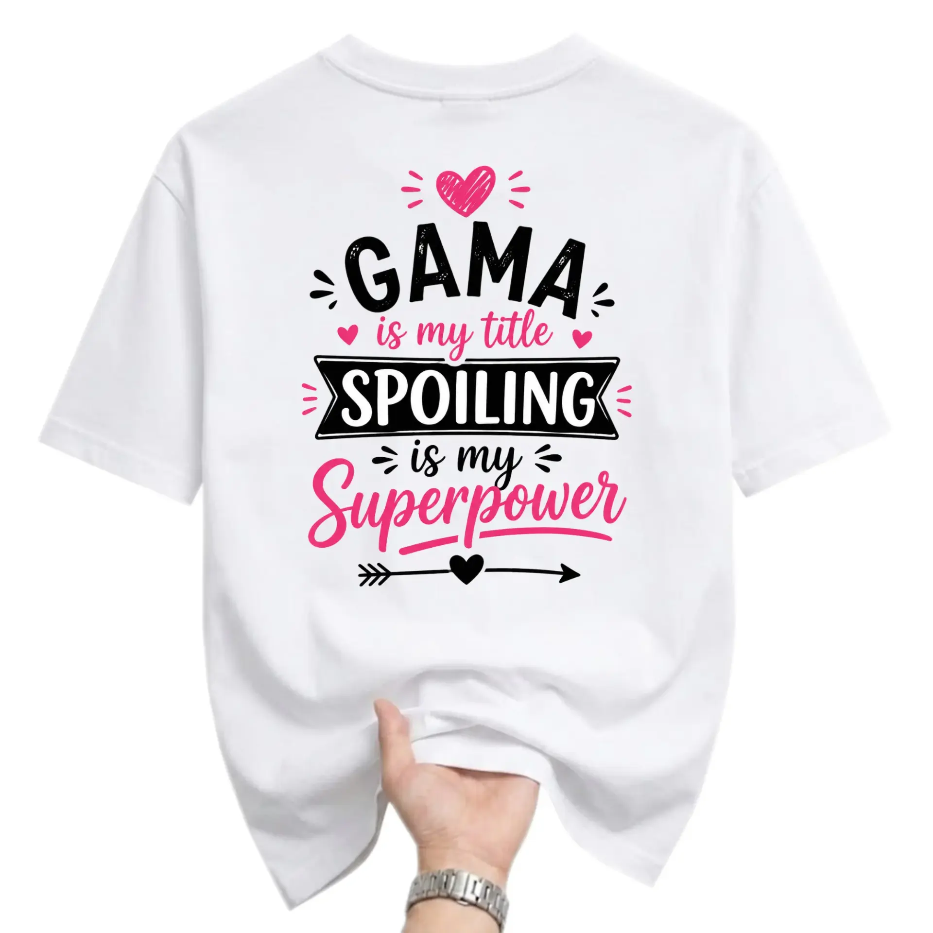 Funny Shirt Gama Is My Spoiling Is My Superpower Graphic Tee Unisex Crew