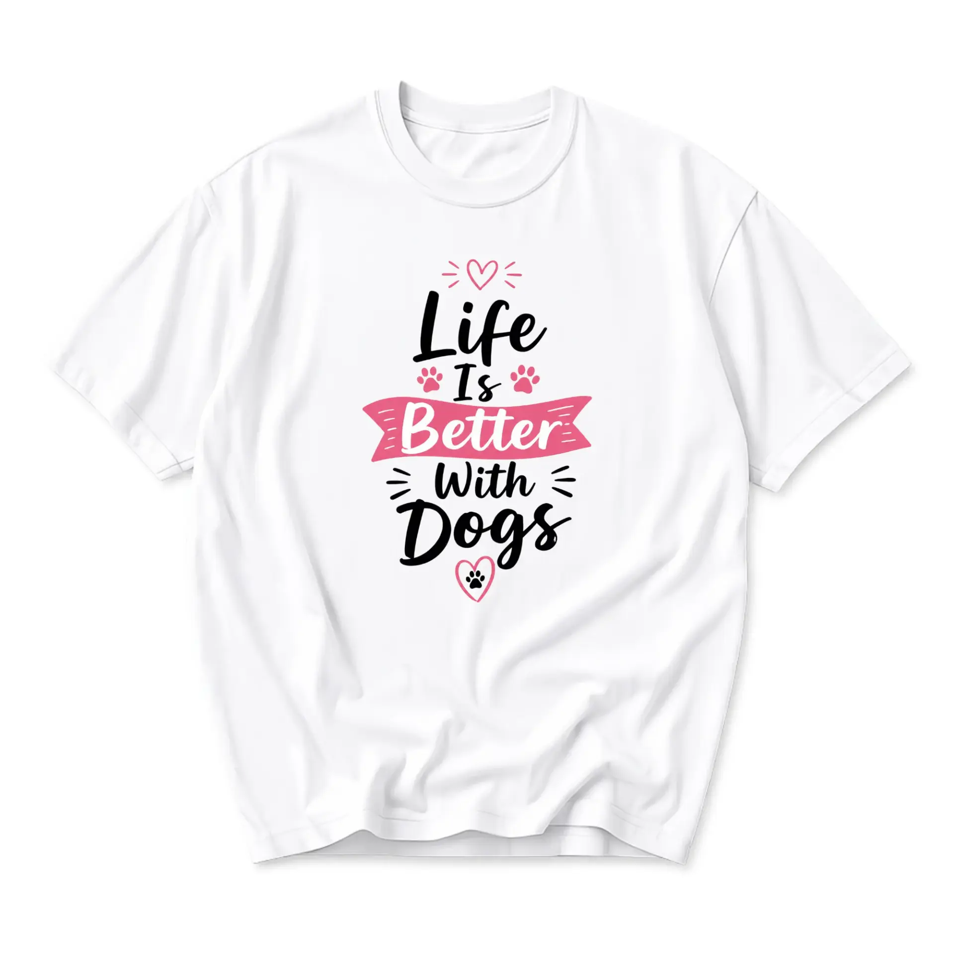 Graphic Tee Life Is Better with Shirt Cute Lover Gift Unisex Short Sleeve