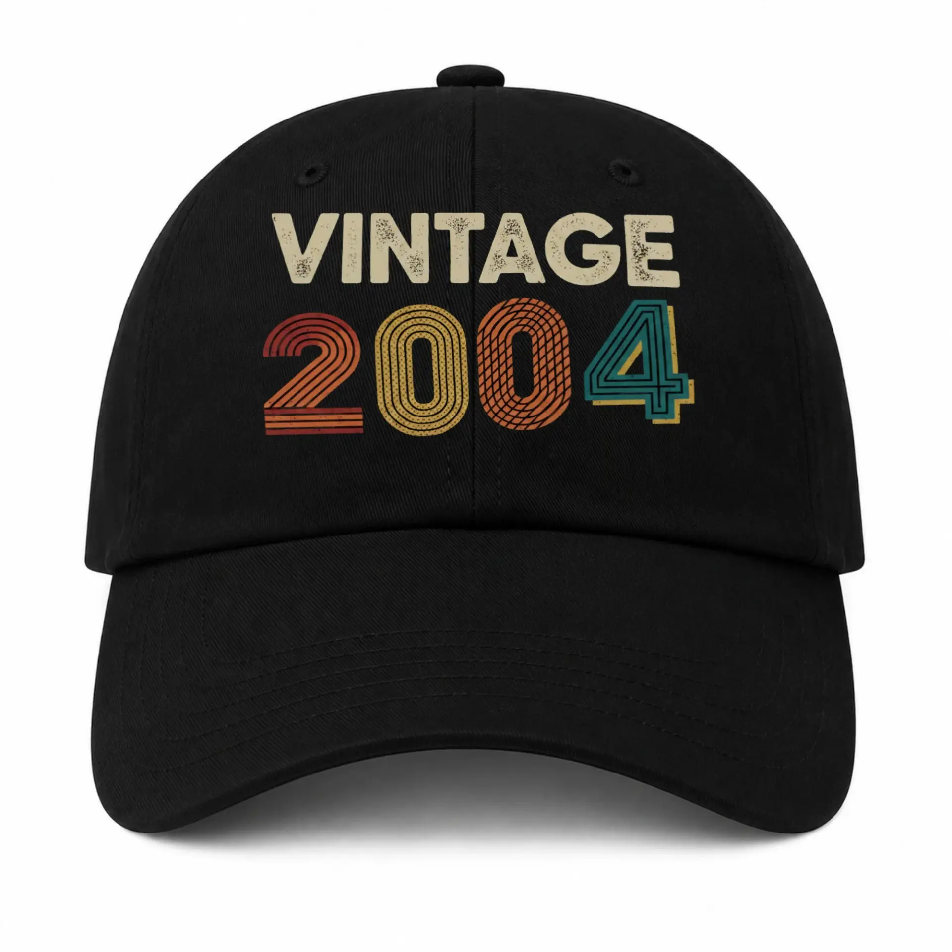 Baseball Cap Vintage 2004 Retro Aesthetic Embroidered Graphic Hat