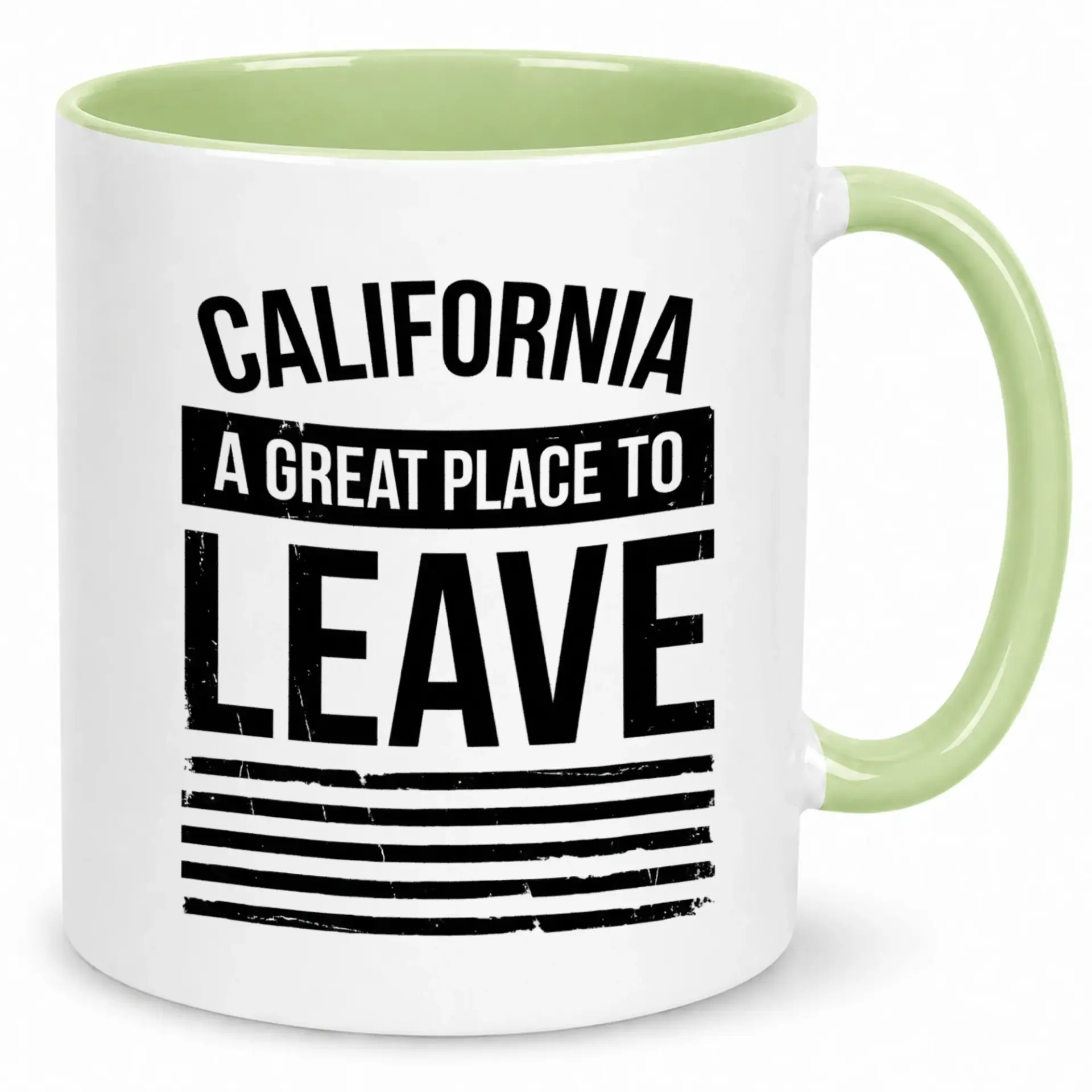 Funny Ceramic Coffee Mug with Sarcastic California Slogan Design - Humorous Drinkware for Home, Office, and Unique Gifts