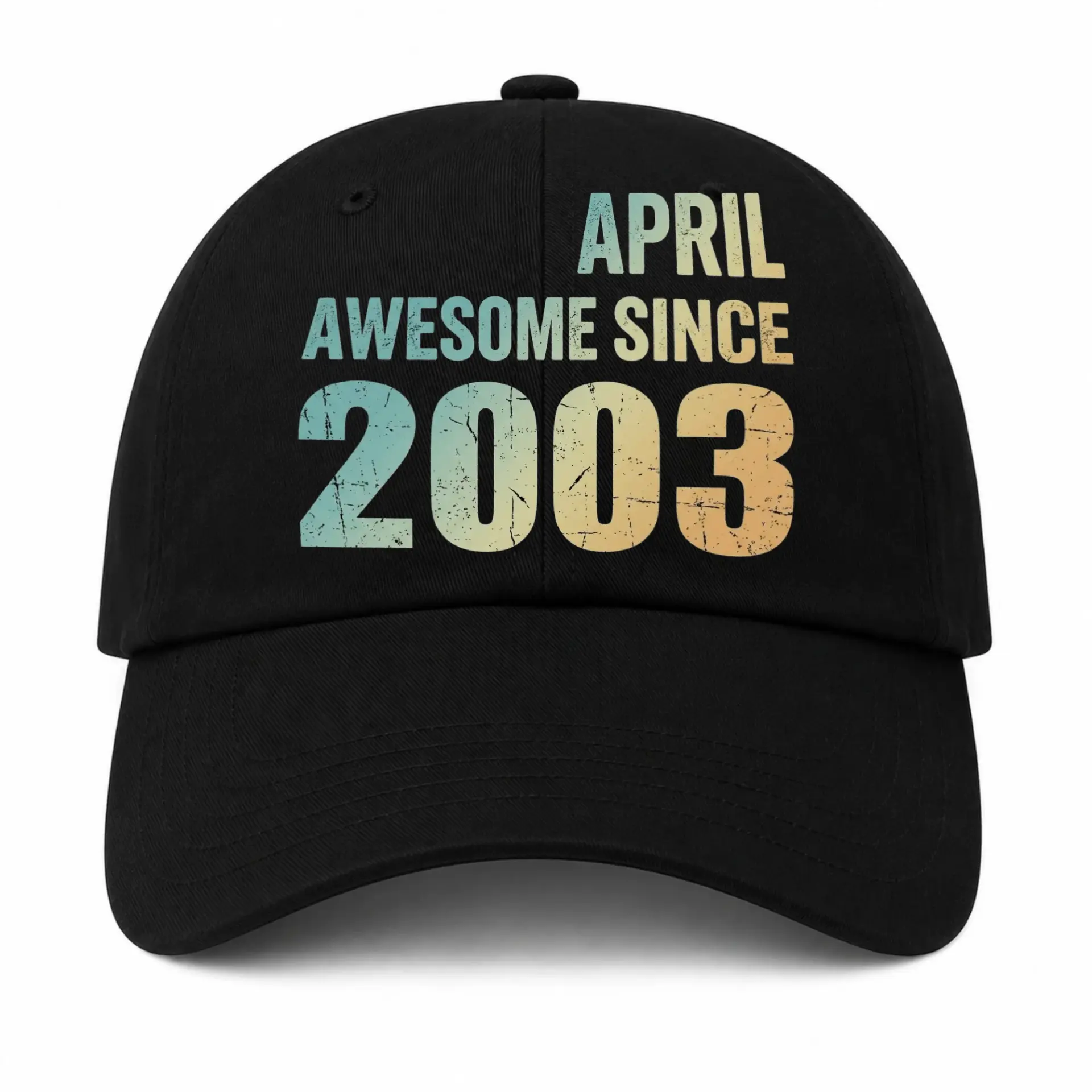 Baseball Cap Awesome Since 2003 Vintage Style Embroidered Dad Hat