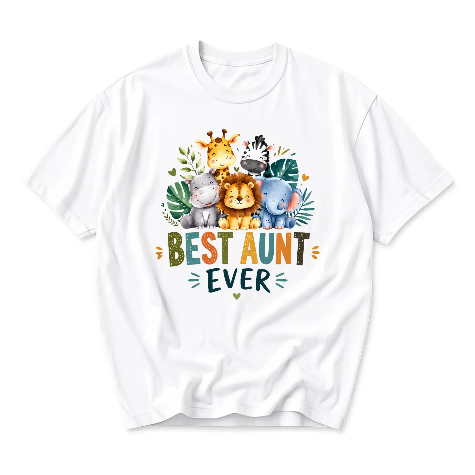 Funny Shirt Best Aunt Ever Graphic Tee for Women and Men Casual Cotton Crewneck Top Gift Apparel
