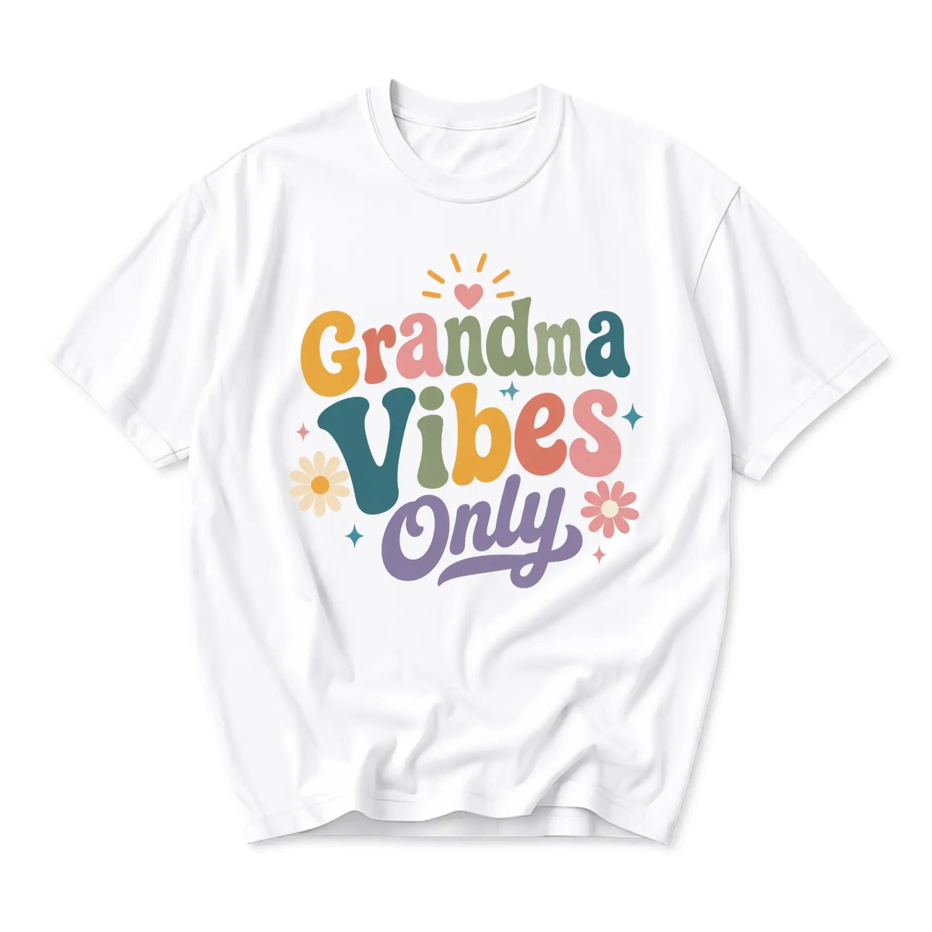 Graphic Tee Grandma Only Retro Style Unisex T-Shirt Casual Comfortable Apparel for Everyday Wear
