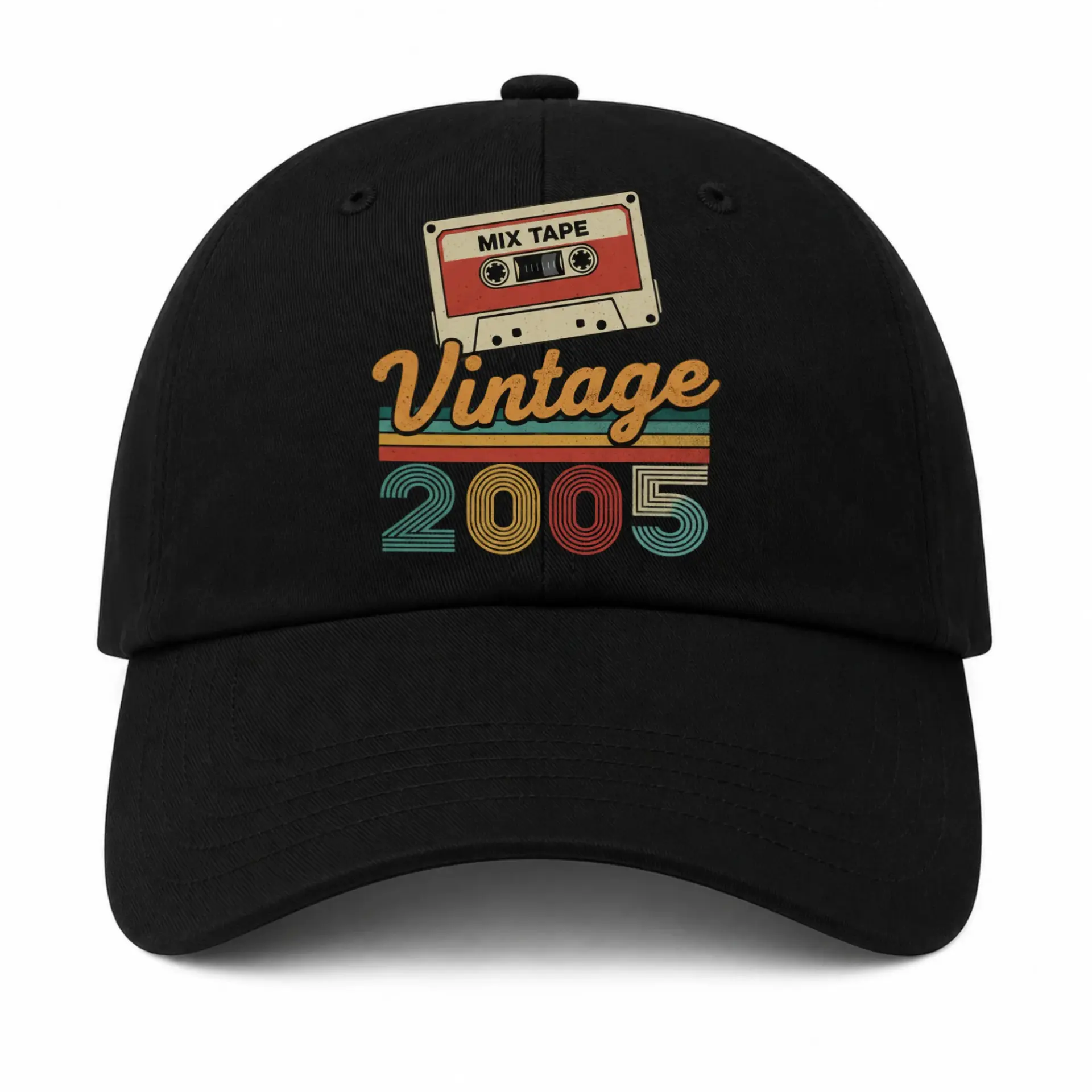 Vinyl Sticker Pack Vintage 2005 Mix Tape Design Waterproof Decals for Laptops Water Bottles and Personal Accessories