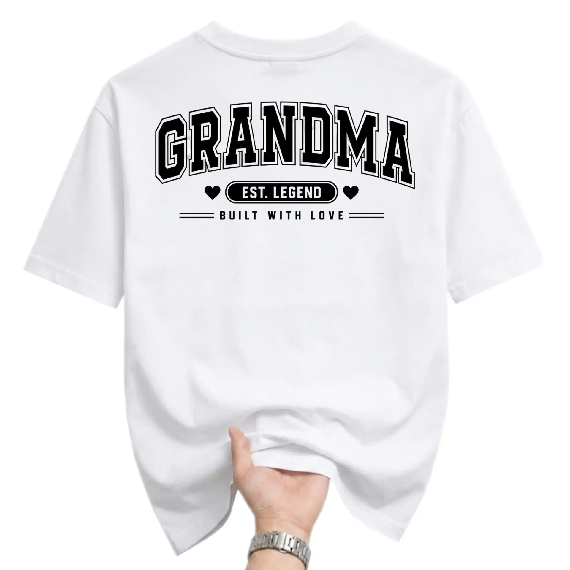 Graphic Tee Grandma Est. Legend Built with Love Unisex Crew Neck Short