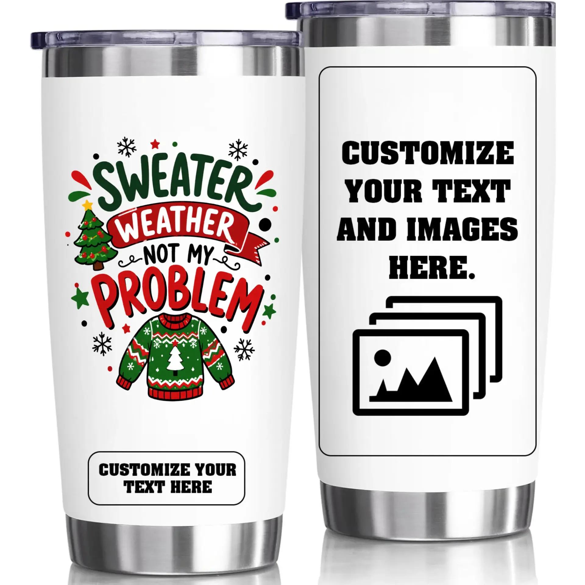 Risk: Image Contains Placeholder Instructions for Customization Indicating a Non-Final Product Template