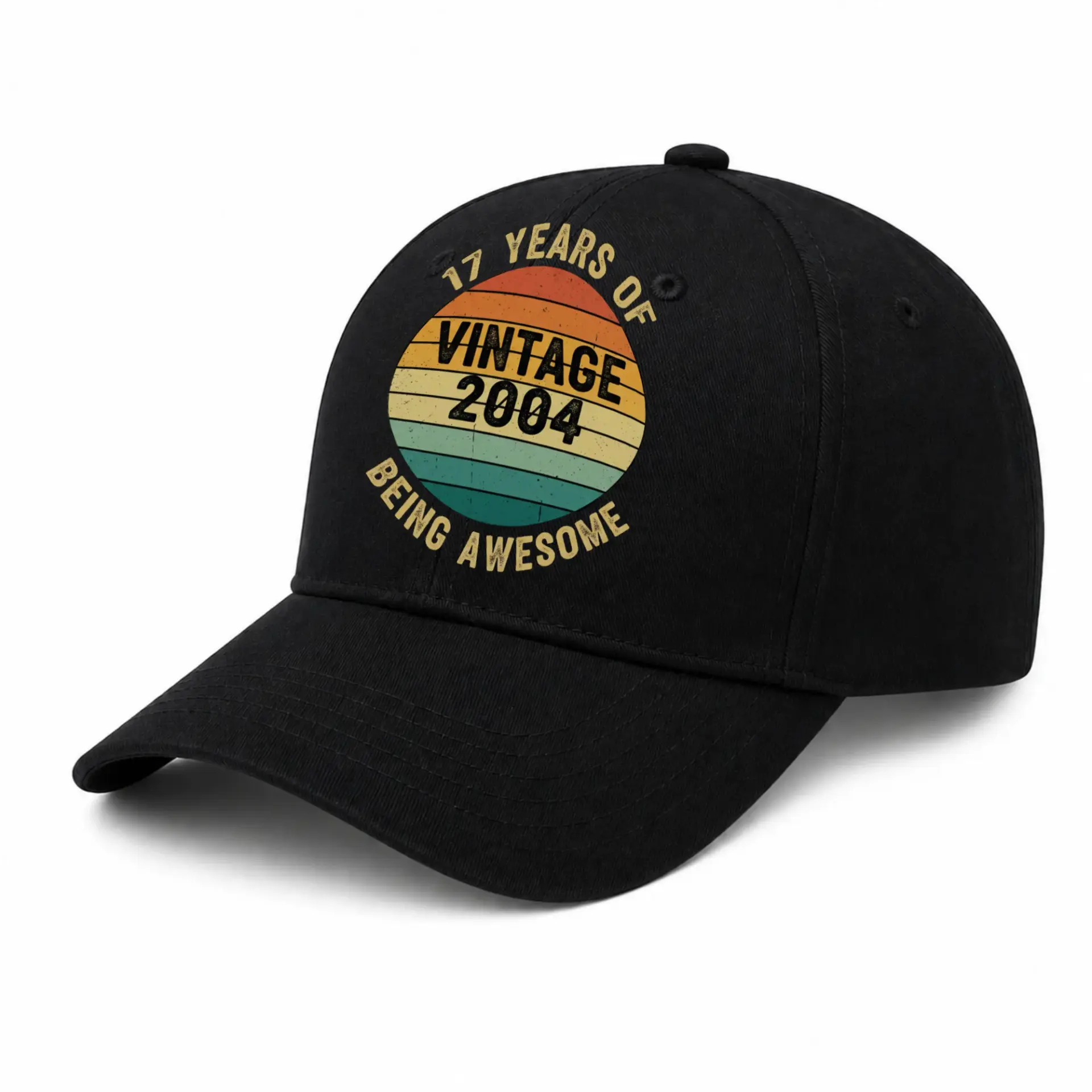 Baseball Cap Vintage 2004 Birthday Gift Retro Style Embroidered Hat