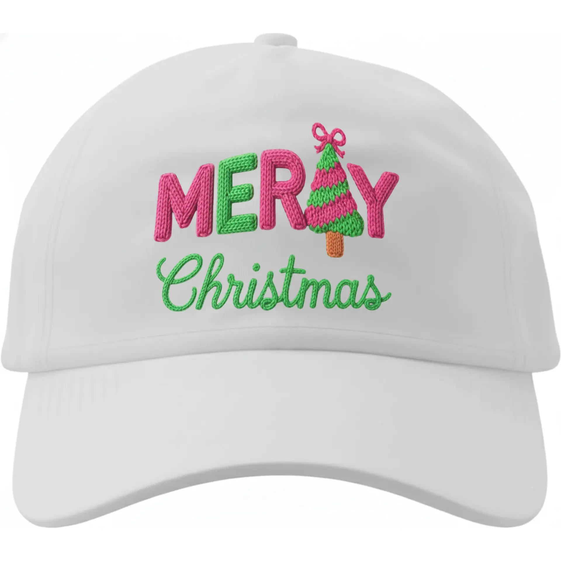 Baseball Cap Mery Christmas Embroidered Holiday Hat Festive Seasonal Cotton Headwear for Casual Everyday Wear