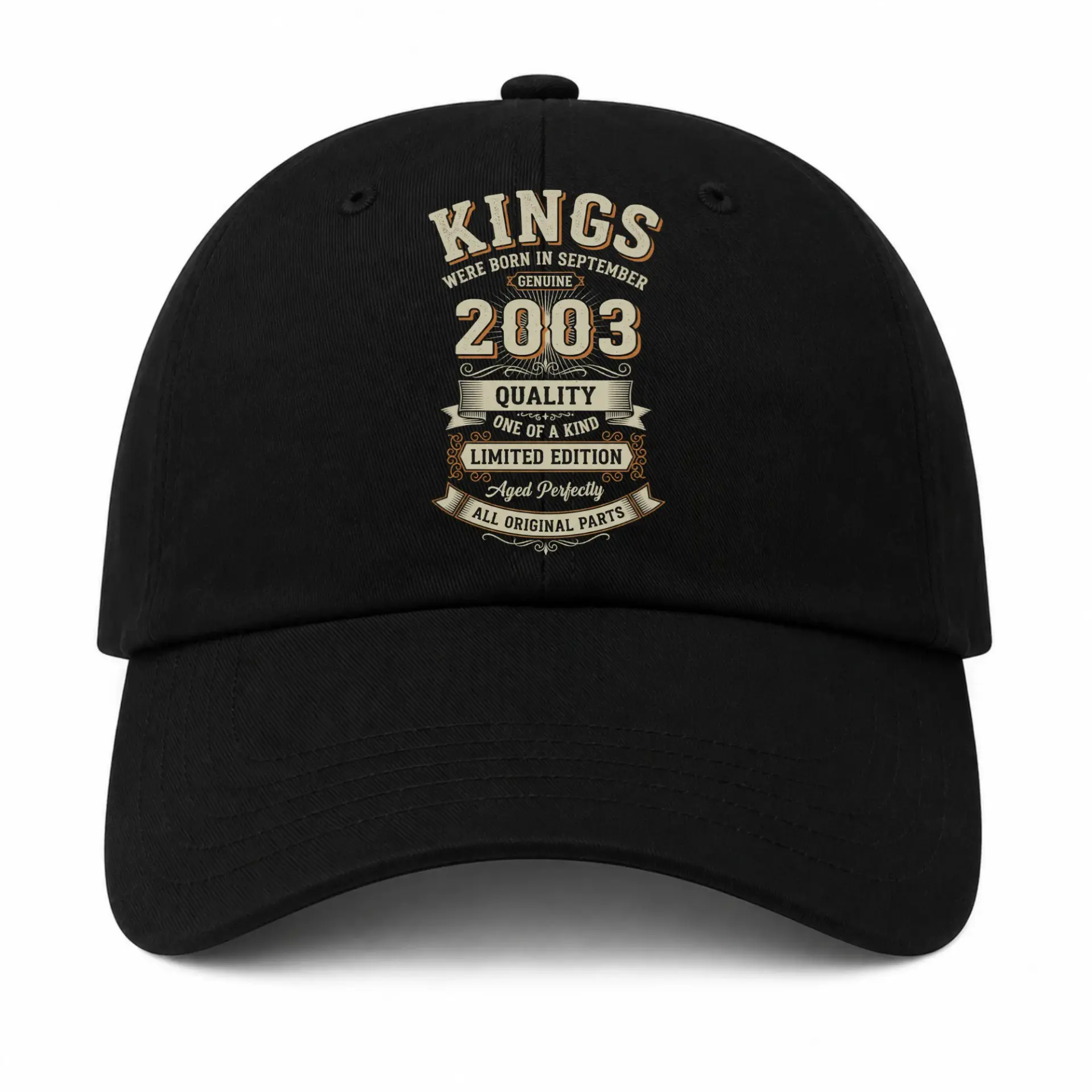 Vinyl Sticker Pack Kings Born in September 2003 Aged Perfectly Graphic Decals for Laptops and Personal Accessories Set