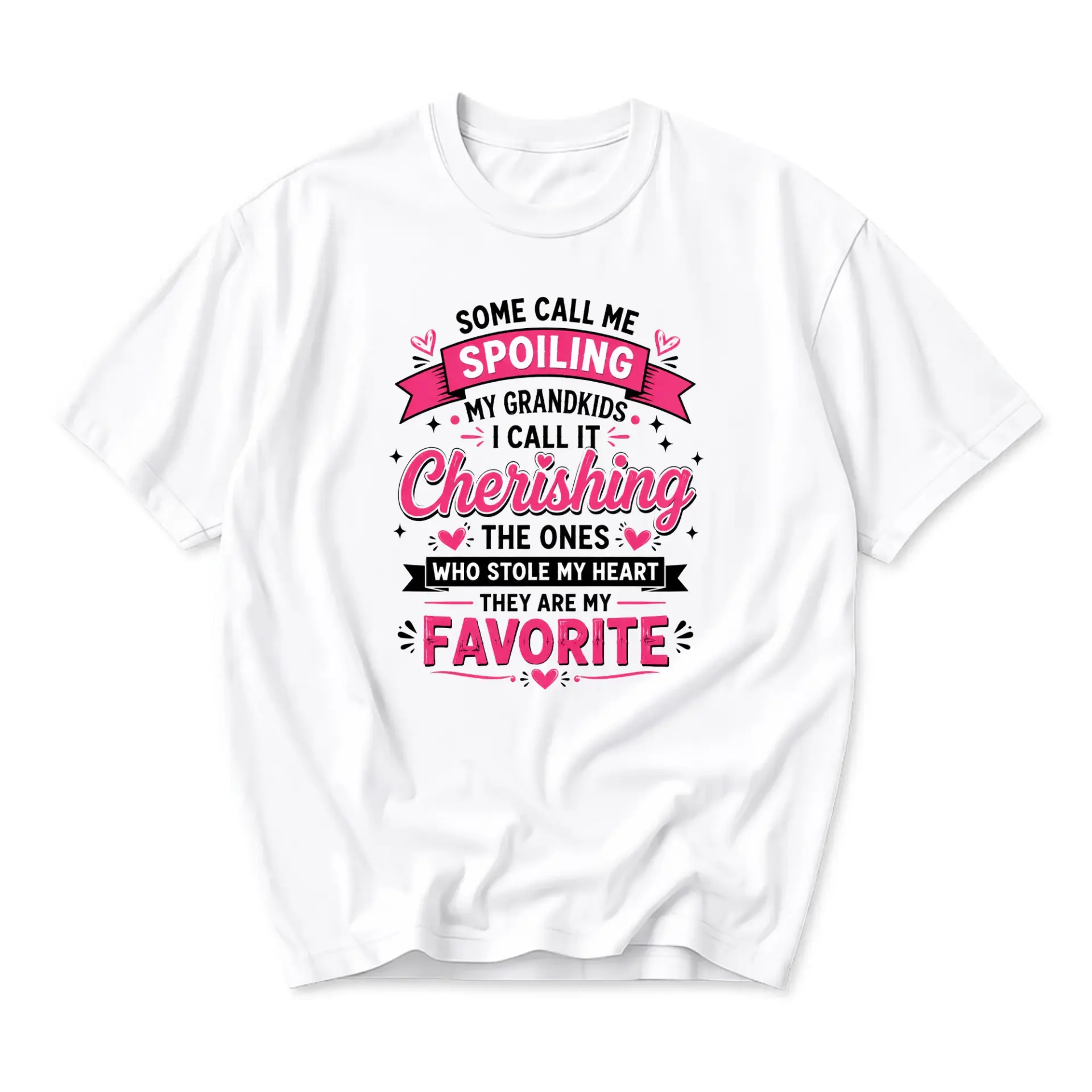 Funny Shirt Some Call Me Spoiling My Grandkids I It Cherishing Graphic