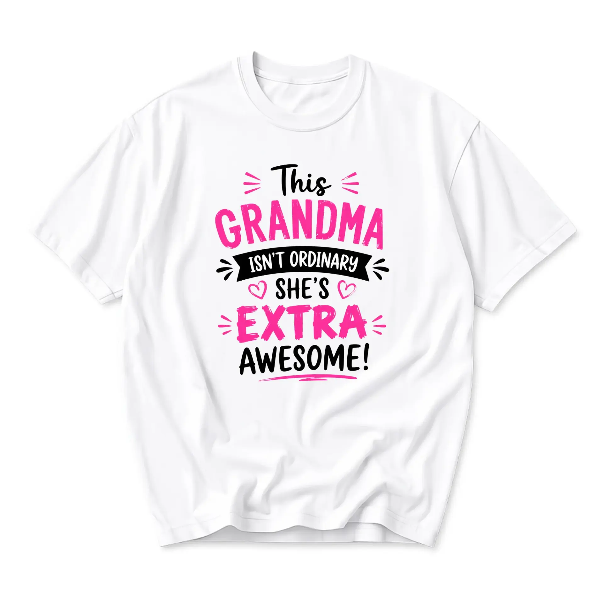 Graphic Tee This Grandma Is Extra Awesome Unisex Crew Neck Casual Shirt