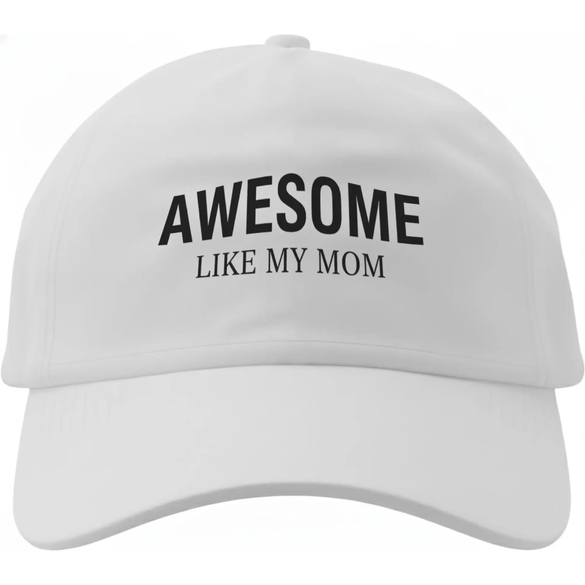 Dad Hat Awesome Like My Mom Baseball Cap Casual Unisex Adjustable Cotton Headwear for Everyday Style and Comfort