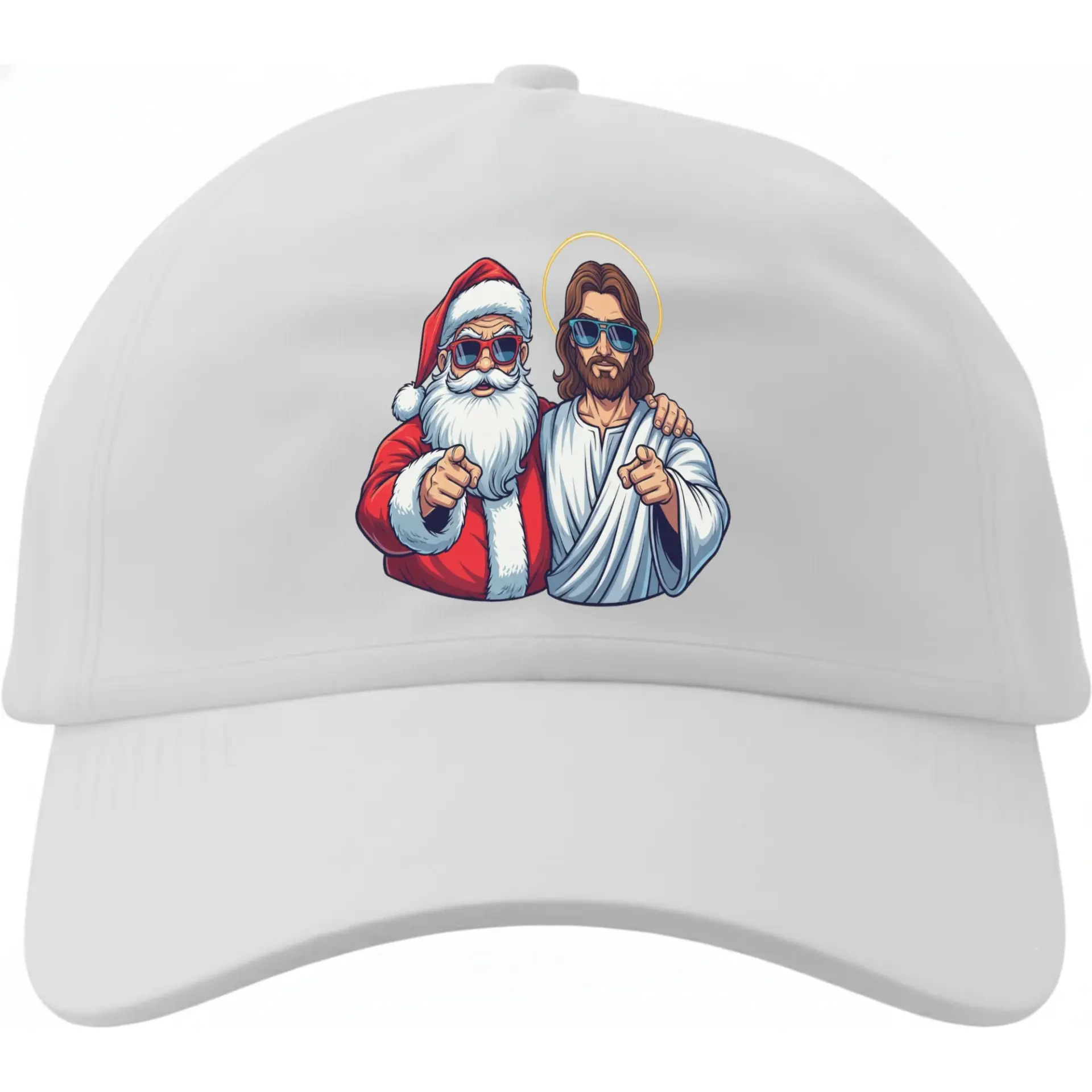 Baseball Cap Featuring Graphic of Cool Characters Wearing Sunglasses for Casual Wear and Outdoor Sun Protection Style