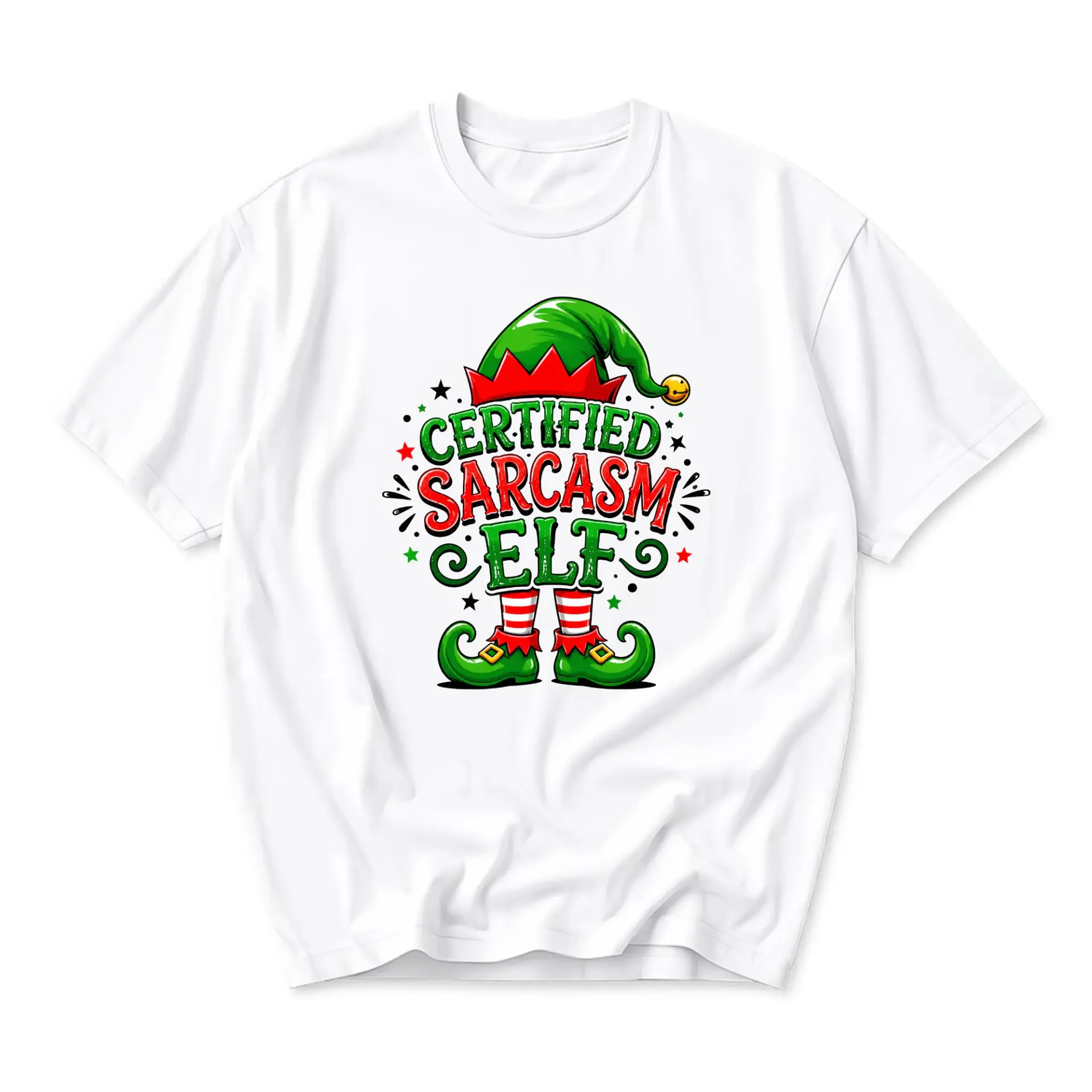 Funny Shirt Certified Sarcasm Graphic Tee Unisex Crew Neck Short Sleeve