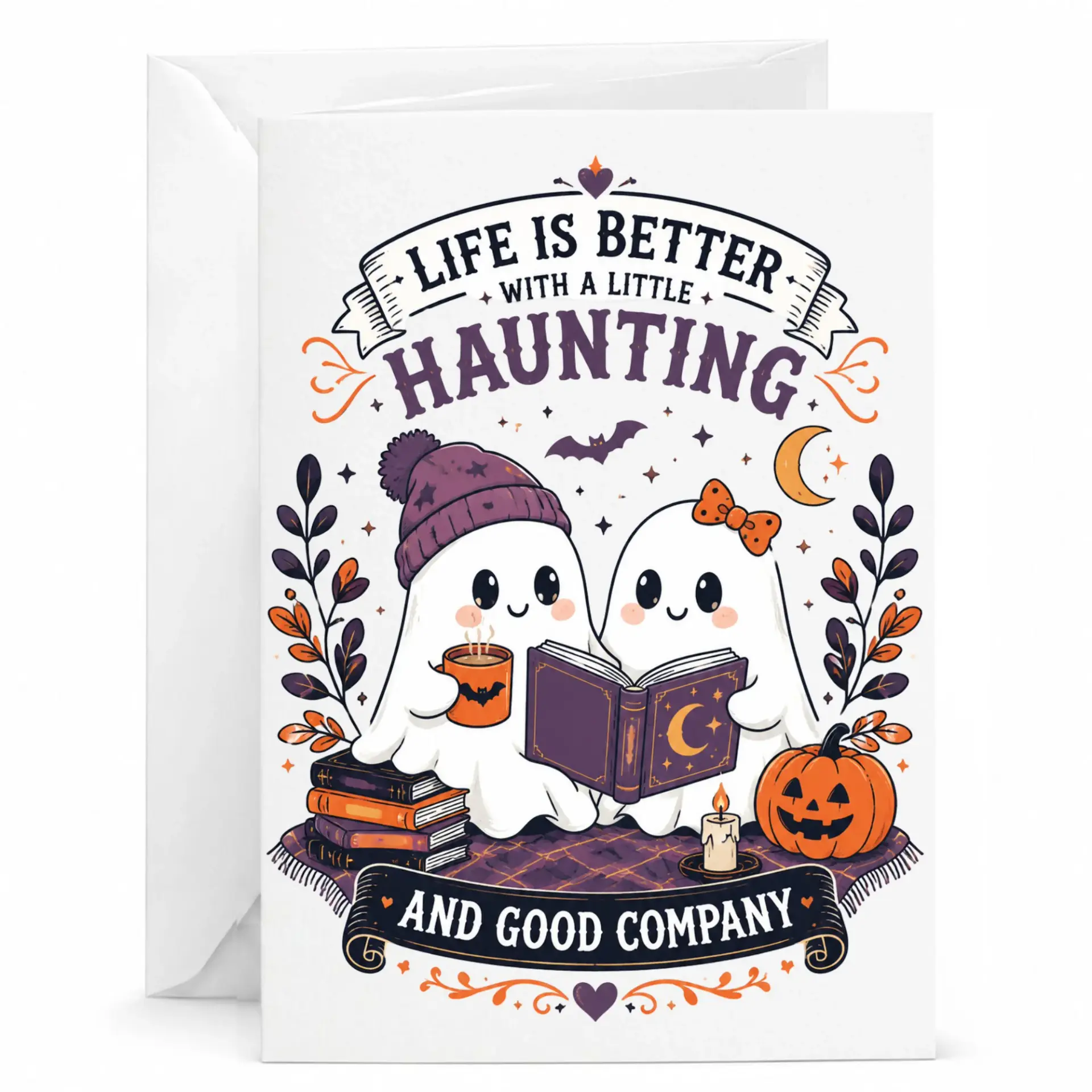 Greeting Card Life Is Better with a Little Haunting and