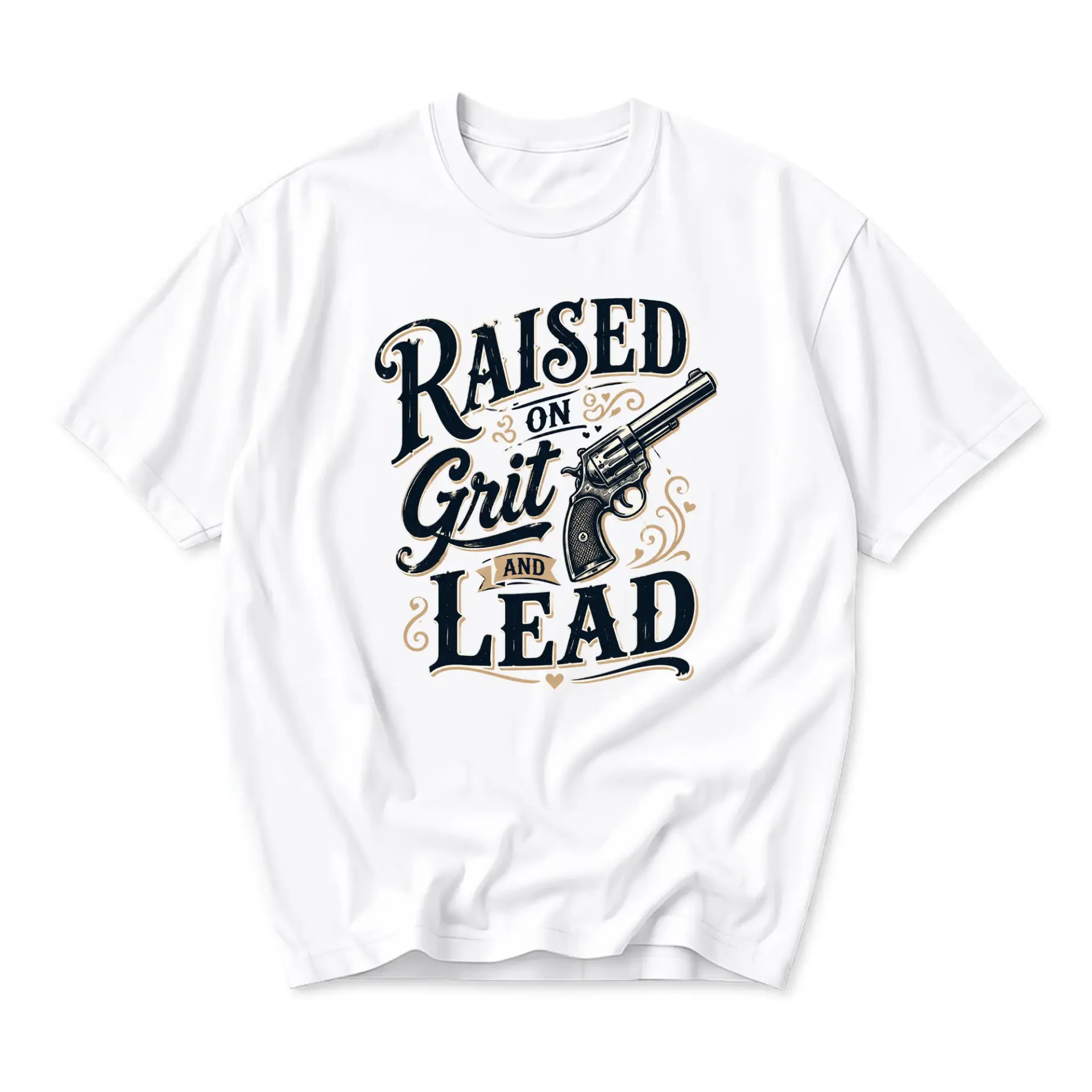 Funny Shirt Raised on and Graphic Tee Unisex Cotton Crew Neck Casual Top