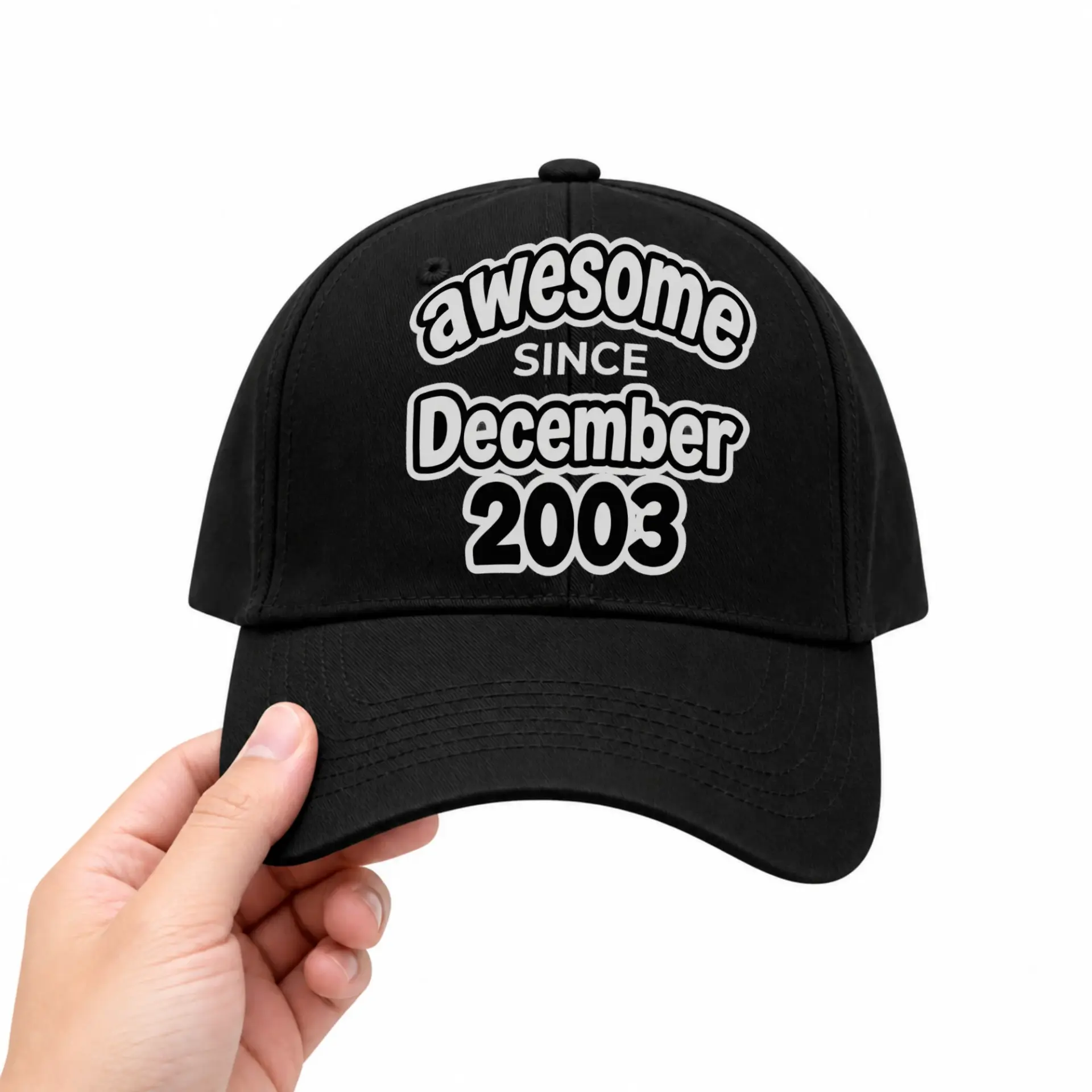 Vinyl Sticker Pack Awesome Since December 2003 Decals for Water Bottles and Laptops Personalized Birthday Gift Idea