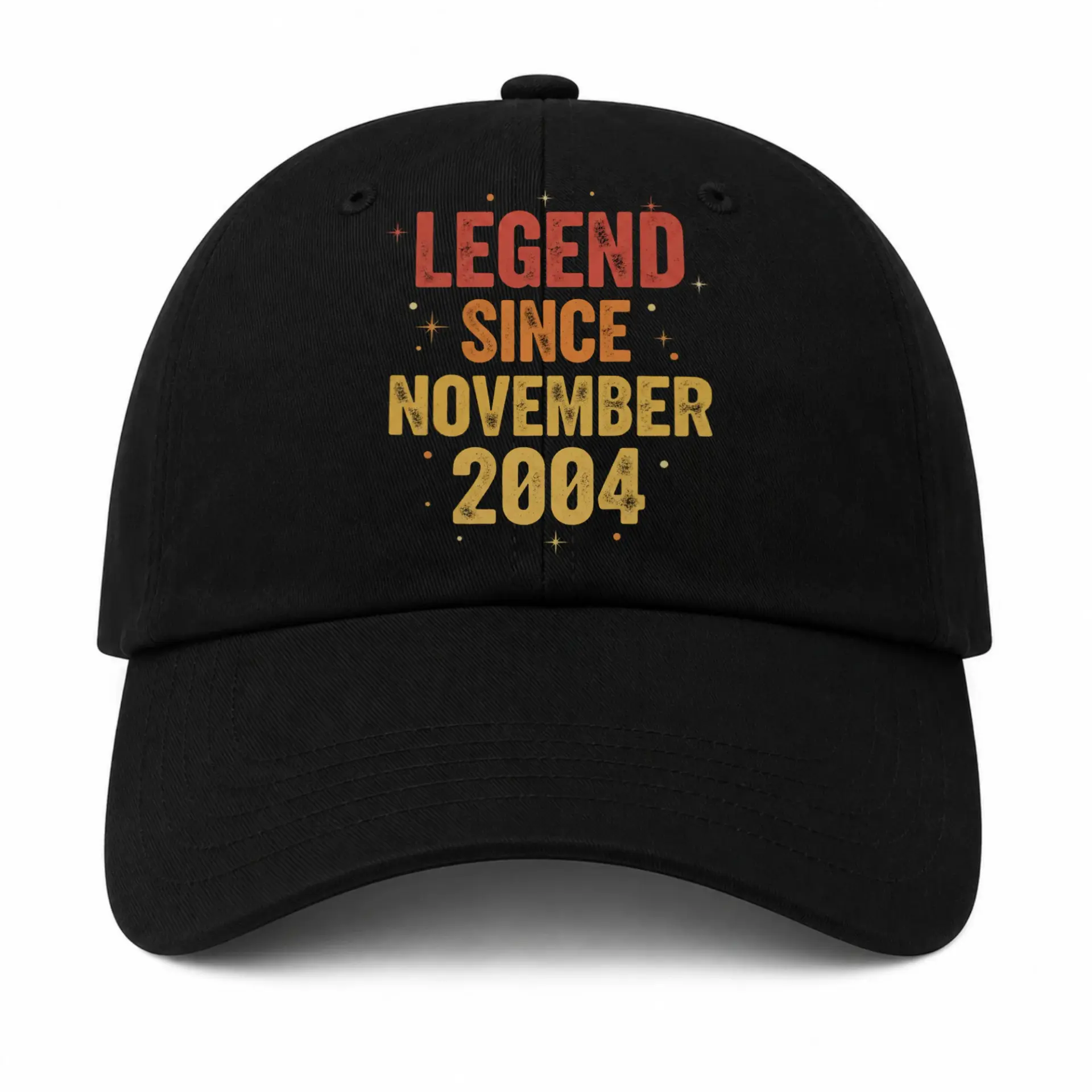 Baseball Cap Legend Since November 2004 Vintage Style Cotton Dad Hat