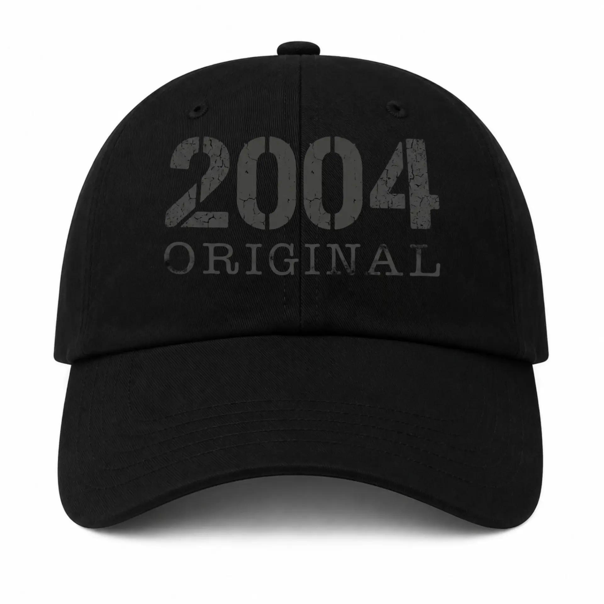 Baseball Cap Distressed Typography Graphic Dad Hat for Casual Wear
