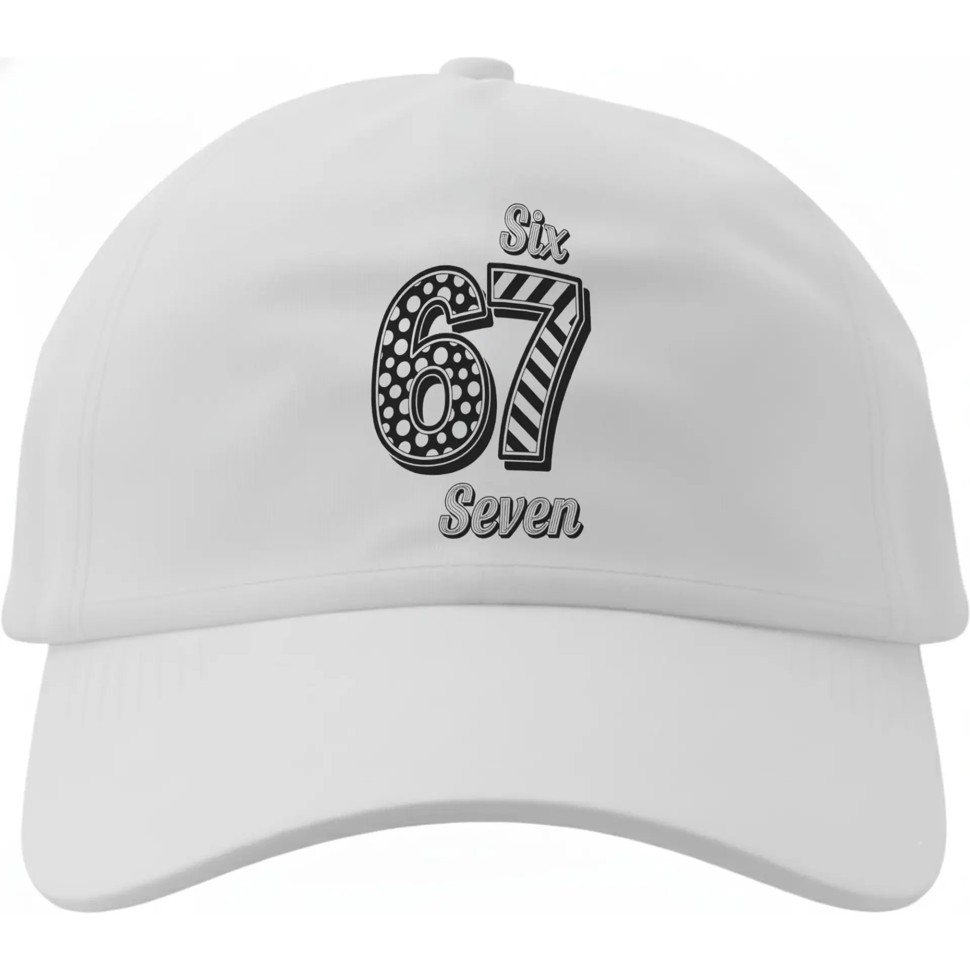 Baseball Cap Number Sixty Seven Graphic Hat Casual Sporty Headwear Adjustable Low Profile Cotton Unisex Accessory