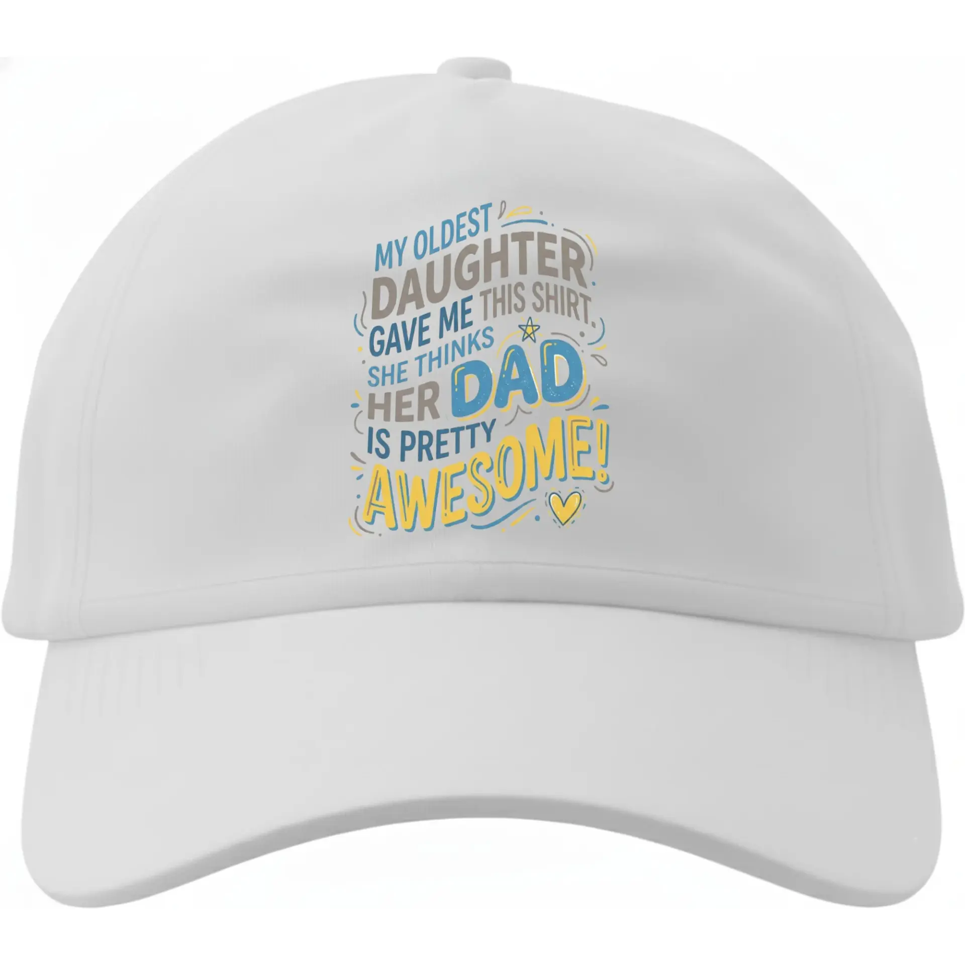 Dad Hat Baseball Cap Featuring Humorous Text Design for Fathers Who Appreciate Sarcastic and Funny Family Humor