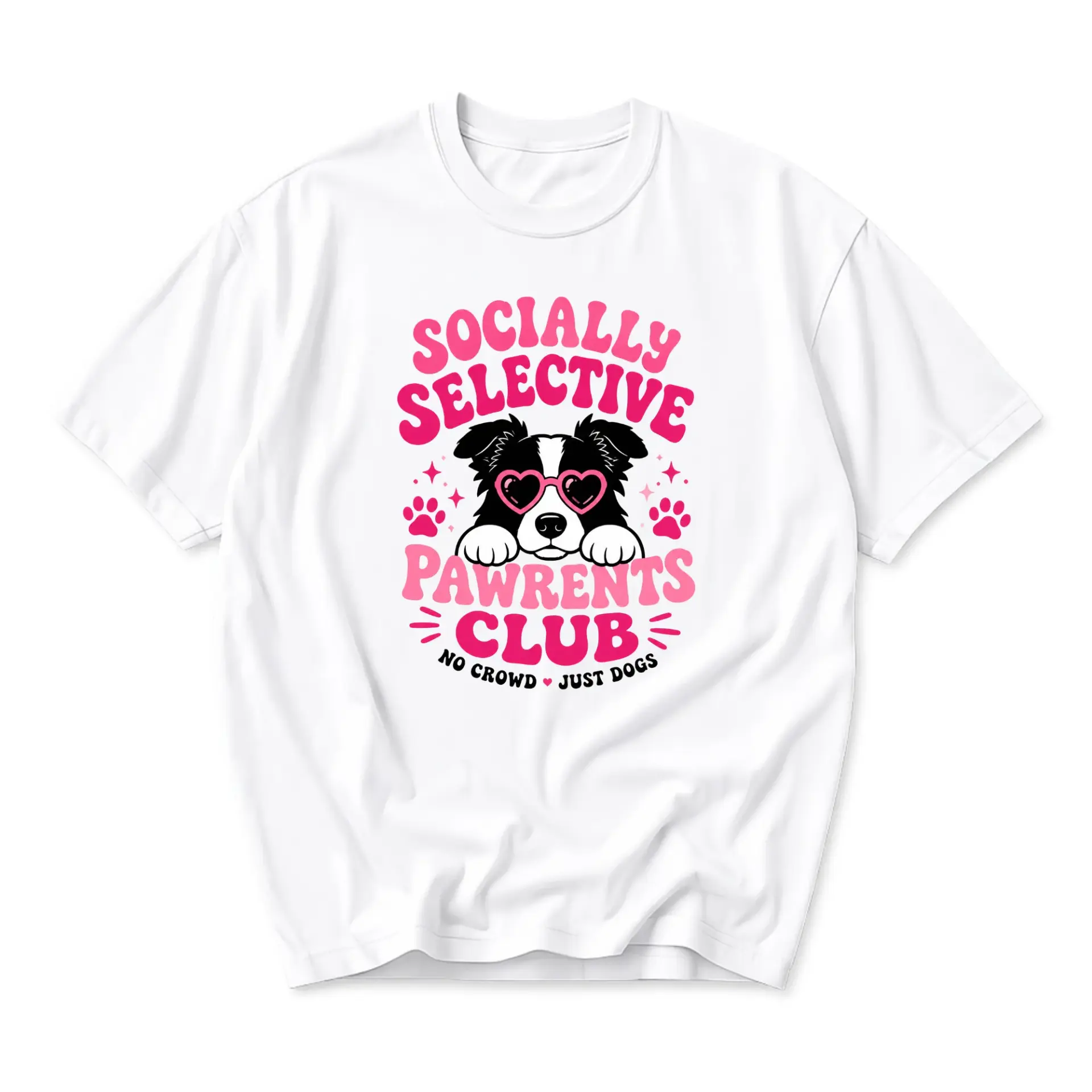 Funny Shirt Socially Selective Pawrents Club Graphic Tee Lover Apparel for