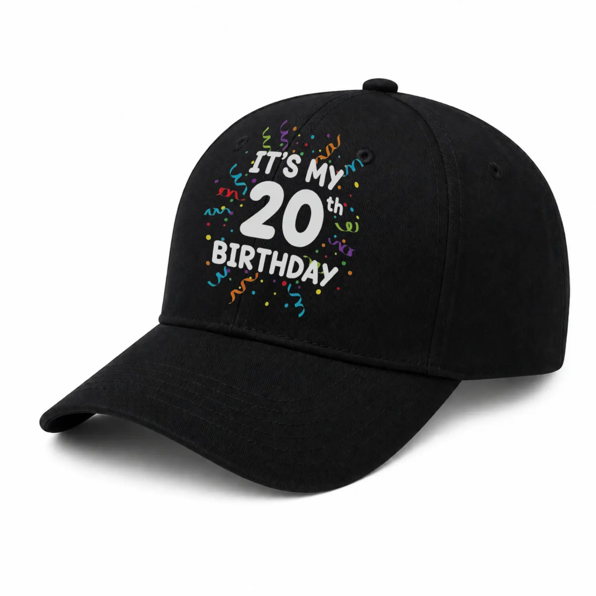 Baseball Cap 20th Birthday Celebration Gift for Men and Women Adult Hat