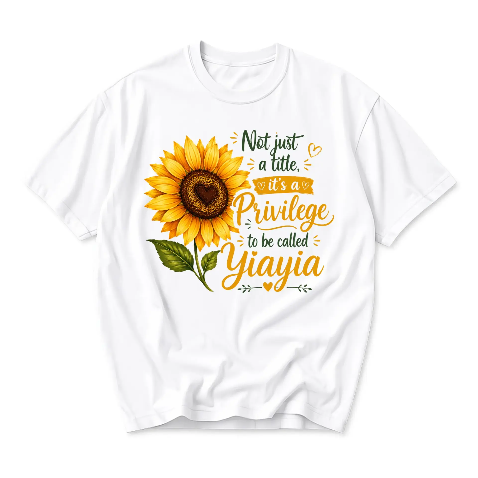 Graphic Tee Sunflower Shirt Not Just a It Is a Privilege to Be Called