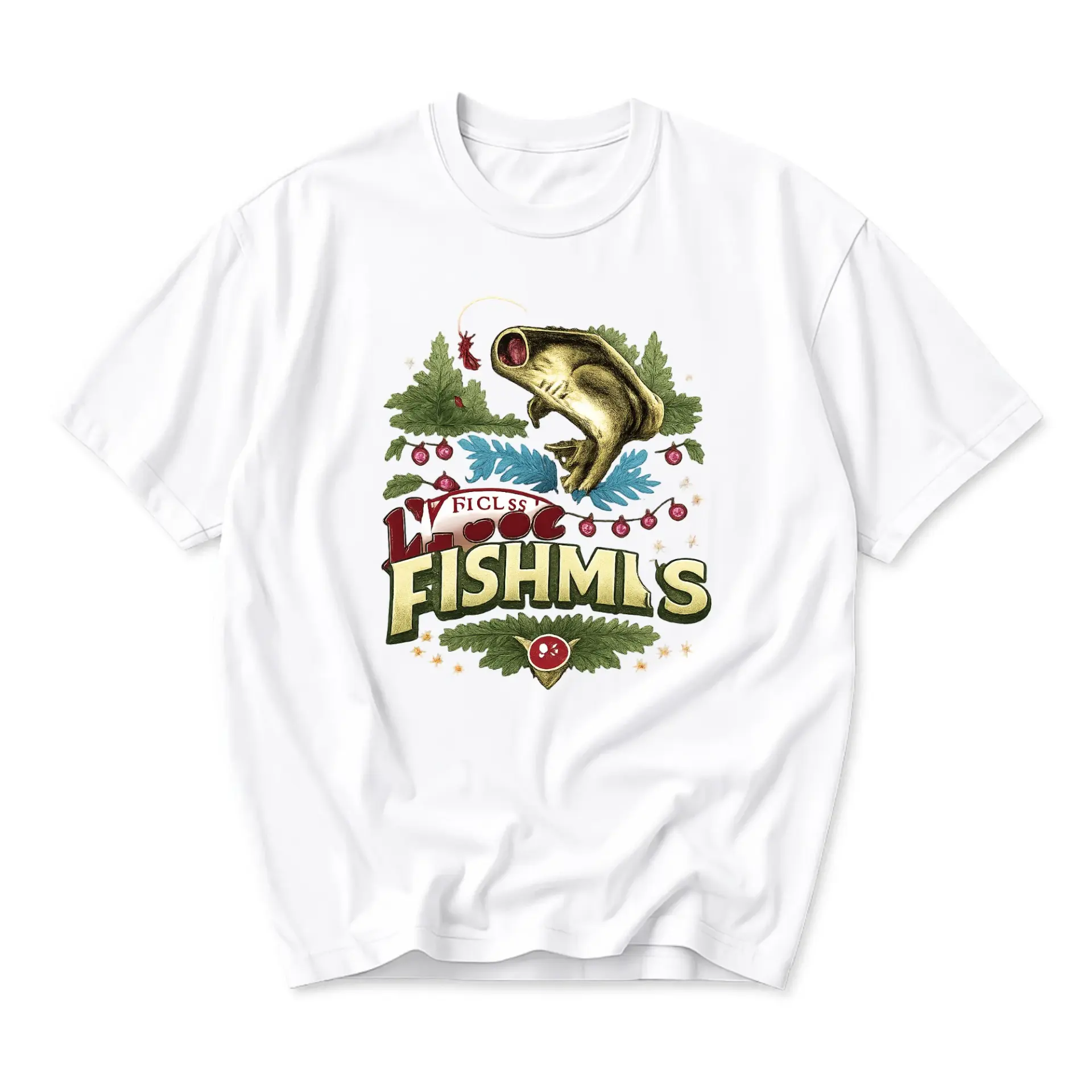 Funny Shirt Unisex Graphic Printed T-Shirt Unique Deep Sea Illustration