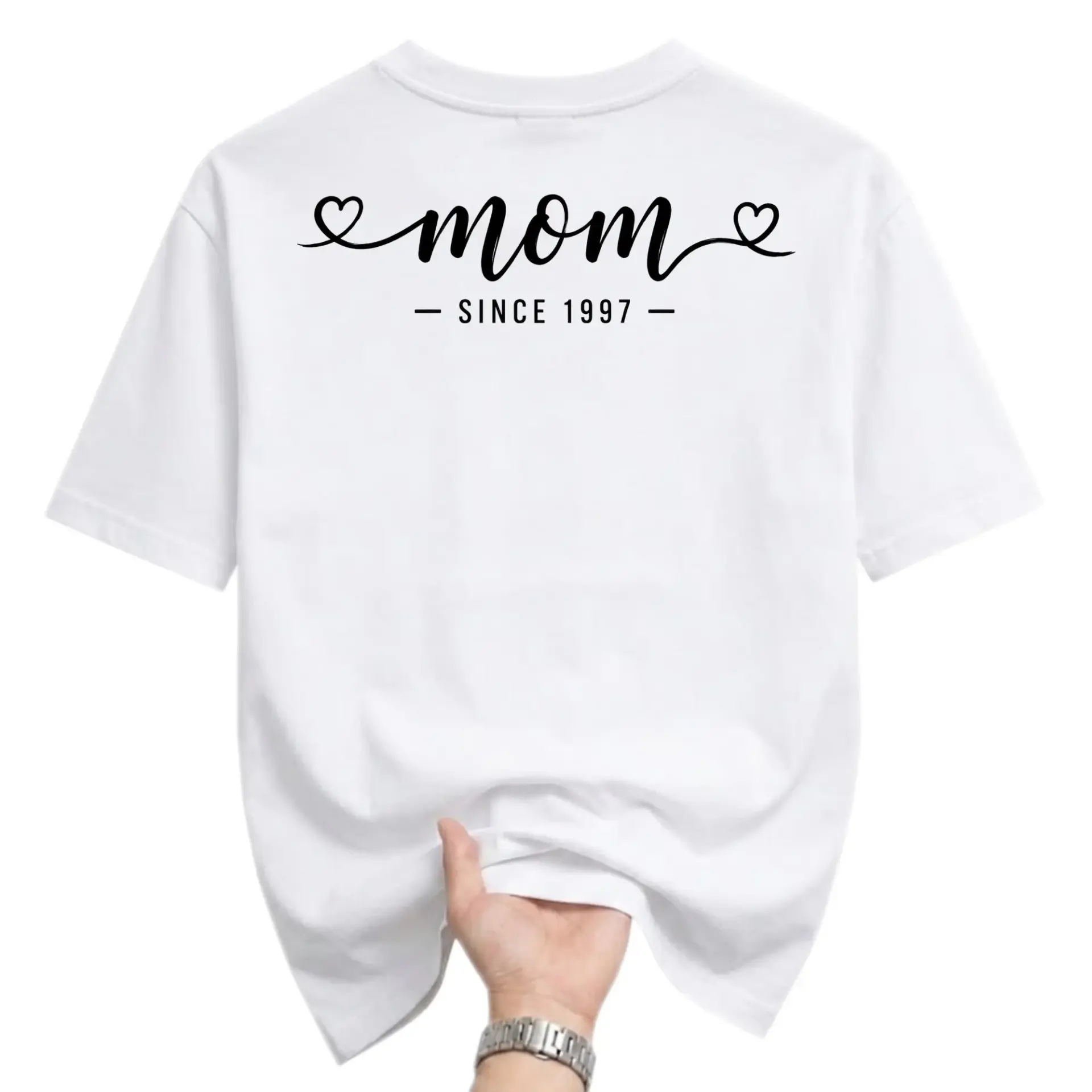 Graphic Tee Mom Since 1997 Casual Unisex Short Sleeve Crew Neck Top Soft