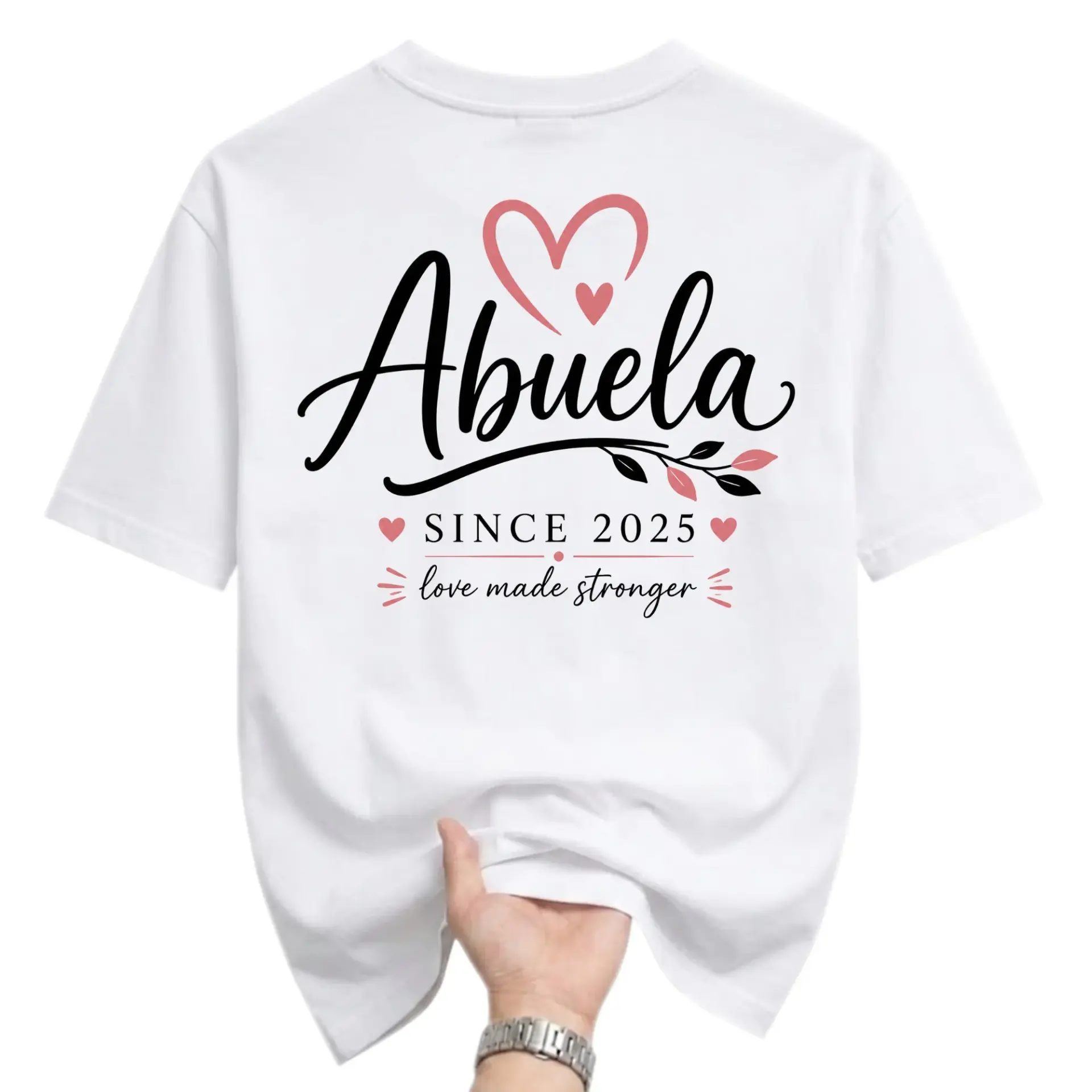 Graphic Tee Abuela Since 2025 Stronger Shirt Unisex Crew Neck Short Sleeve