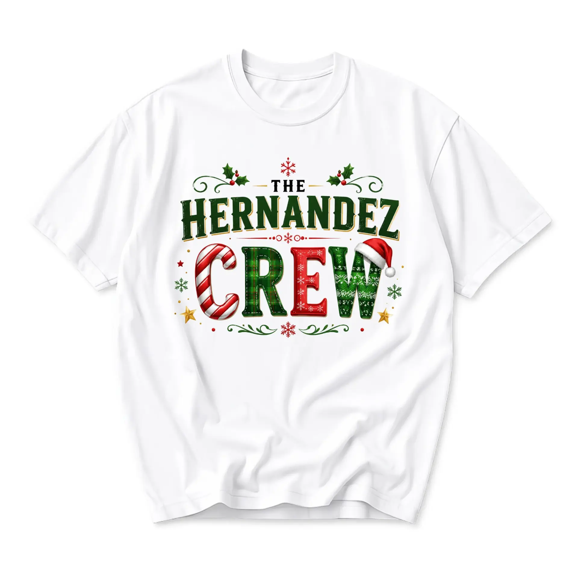 Funny Shirt the Hernandez Crew Holiday Graphic Tee Unisex Casual Apparel for Winter Season Festive Gathering Celebrations