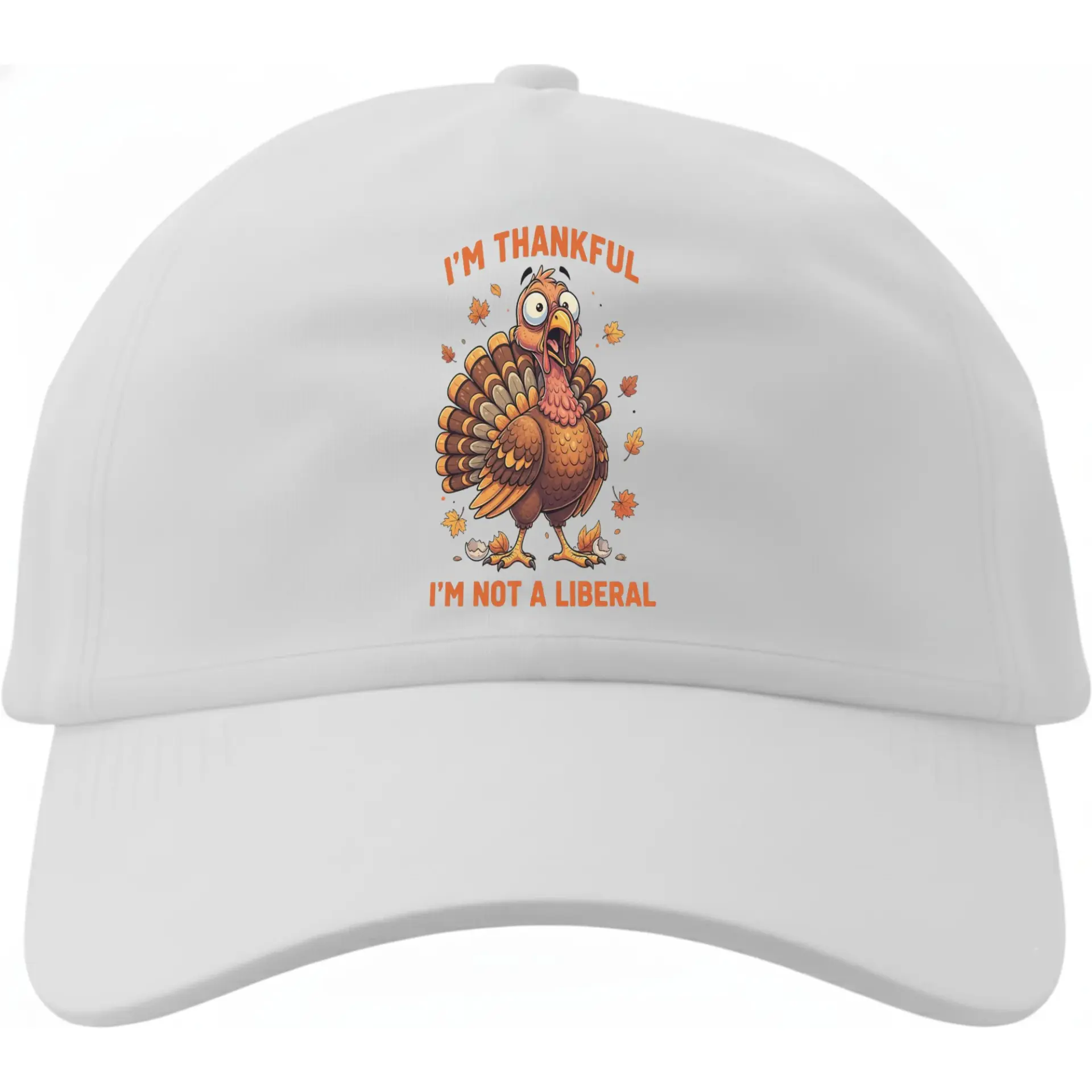 Baseball Cap Funny Thanksgiving Turkey Graphic Hat Cotton Adjustable Dad Hat for Men and Women Casual Headwear