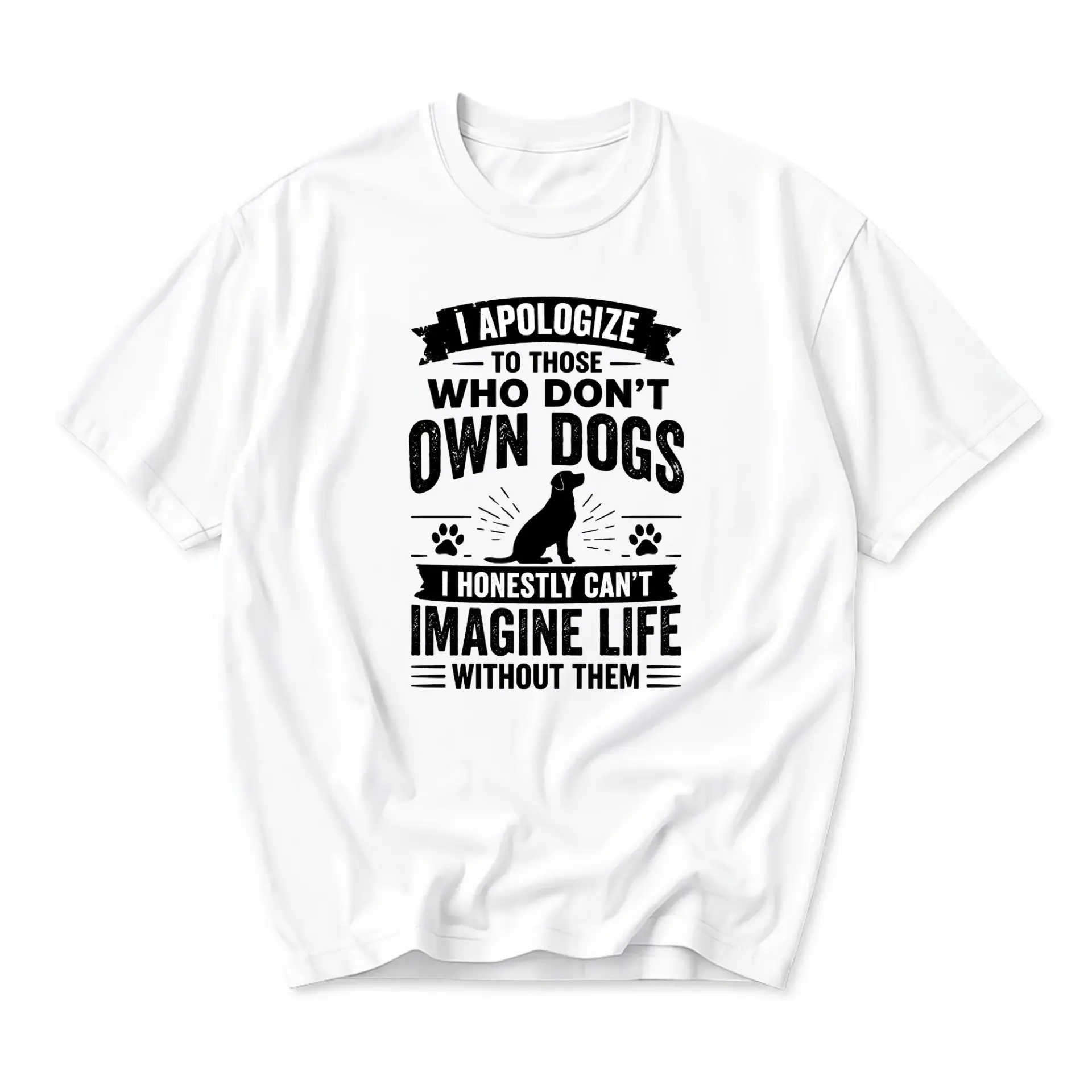 Funny Shirt Dog Lover Graphic Tee Unisex Casual Crew Neck Top Pet Owner