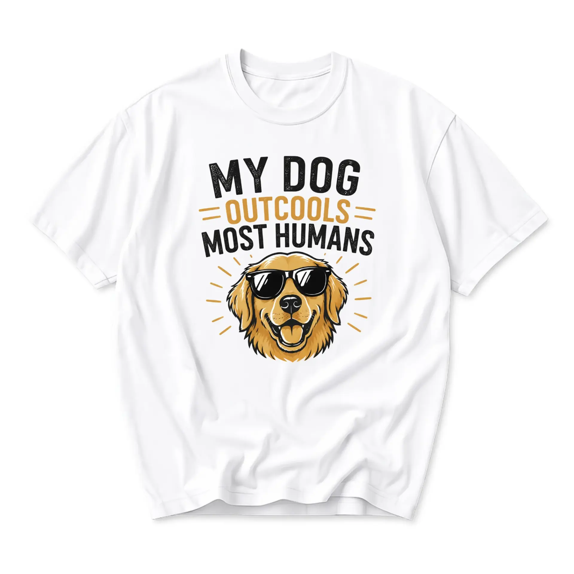 Funny Shirt Outcools Most Graphic Tee Casual Unisex Crew Neck Short Sleeve