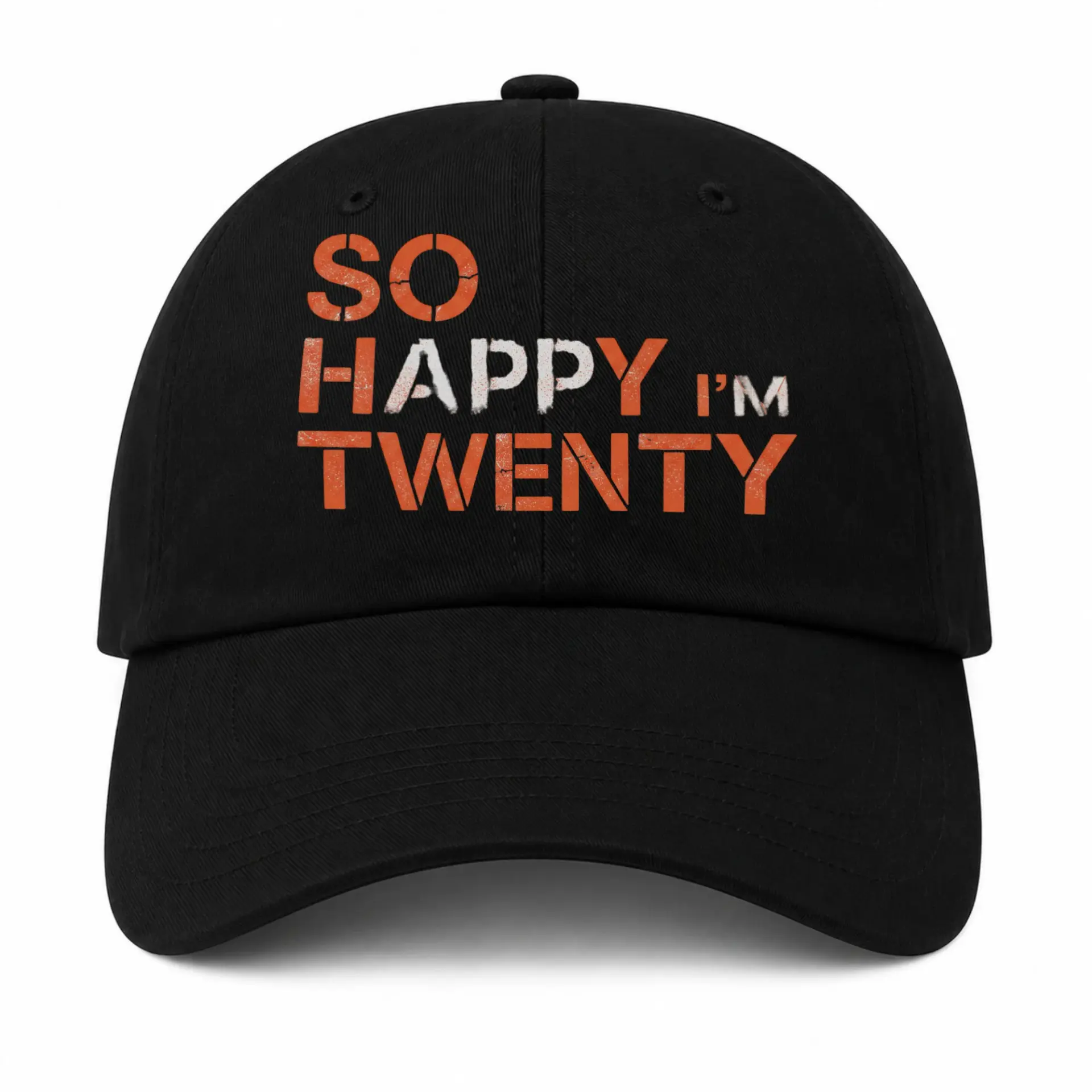 Baseball Cap Twenty Years of Being Awesome Graphic Birthday Hat