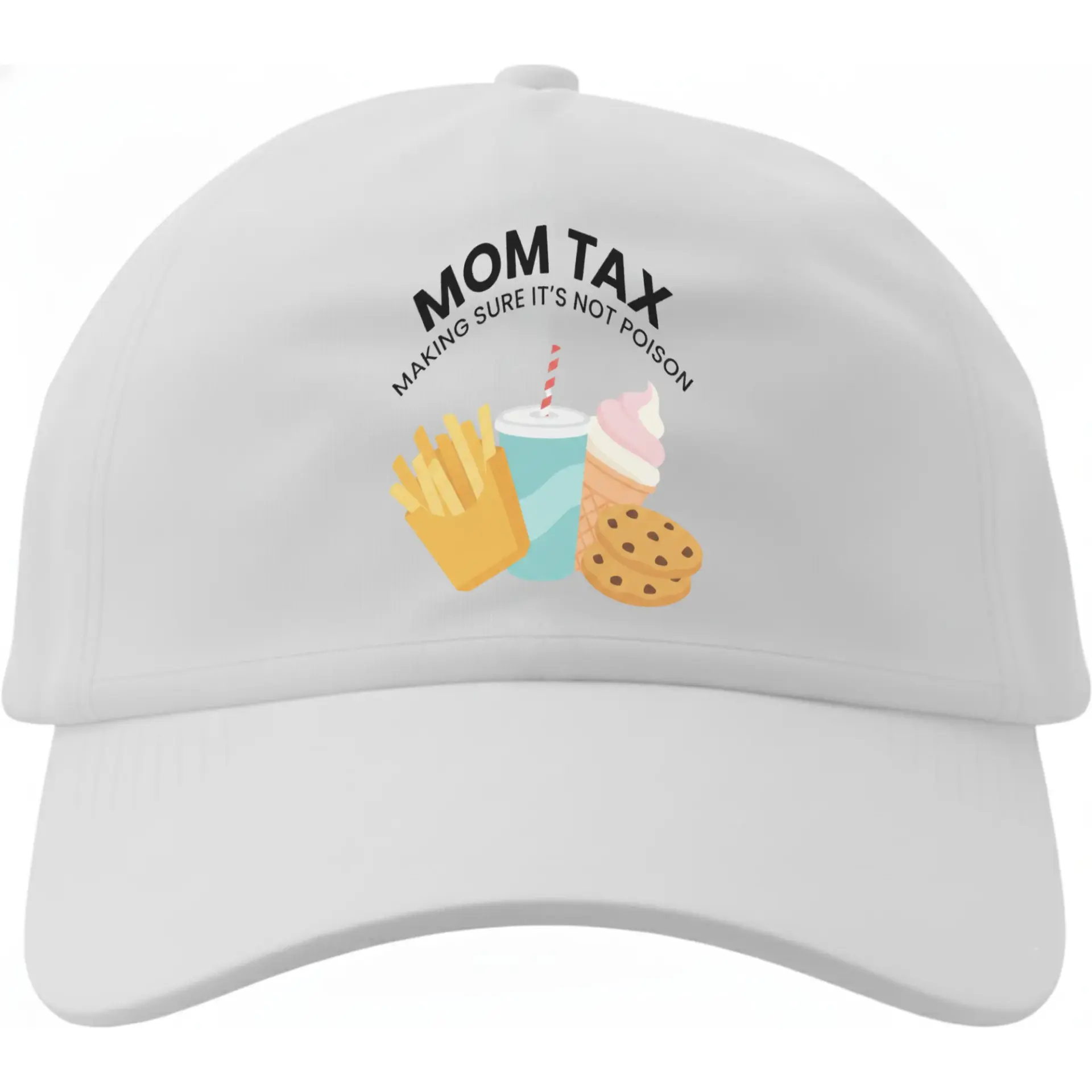 Dad Hat Baseball Cap Mom Tax Making Sure Its Not Poison Graphic Print Low Profile Cotton Casual Unisex Adjustable Sun