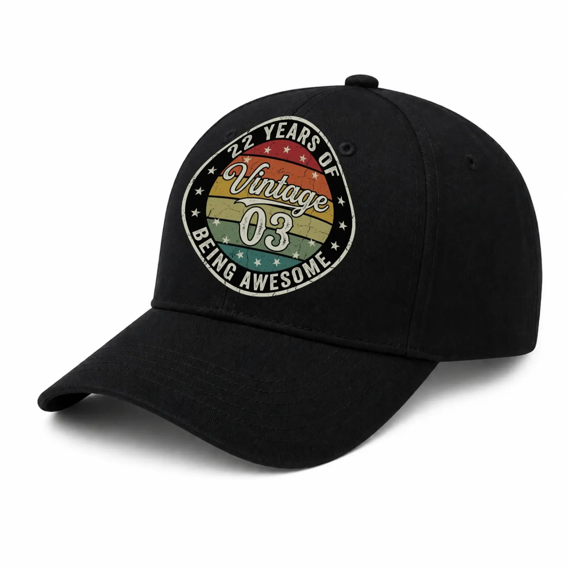 Baseball Cap Retro 2003 Graphic Hat for 22nd Birthday Celebration Gift