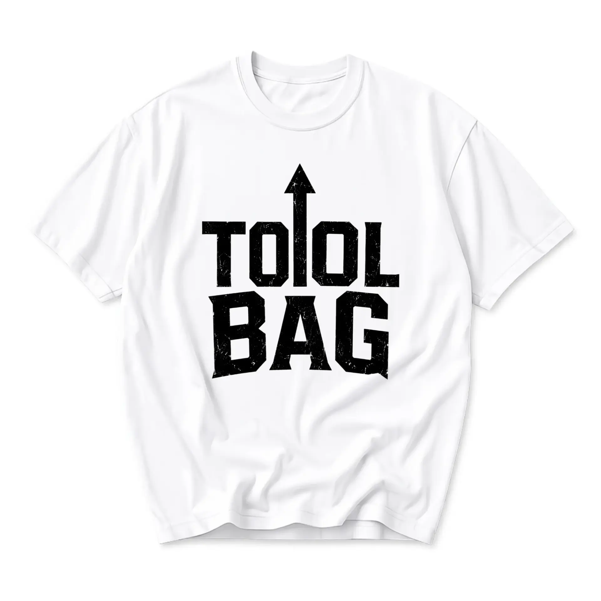 Funny Shirt Unisex Graphic Printed T-Shirt Featuring Distressed Text Design for Casual Wear and Everyday Outfits