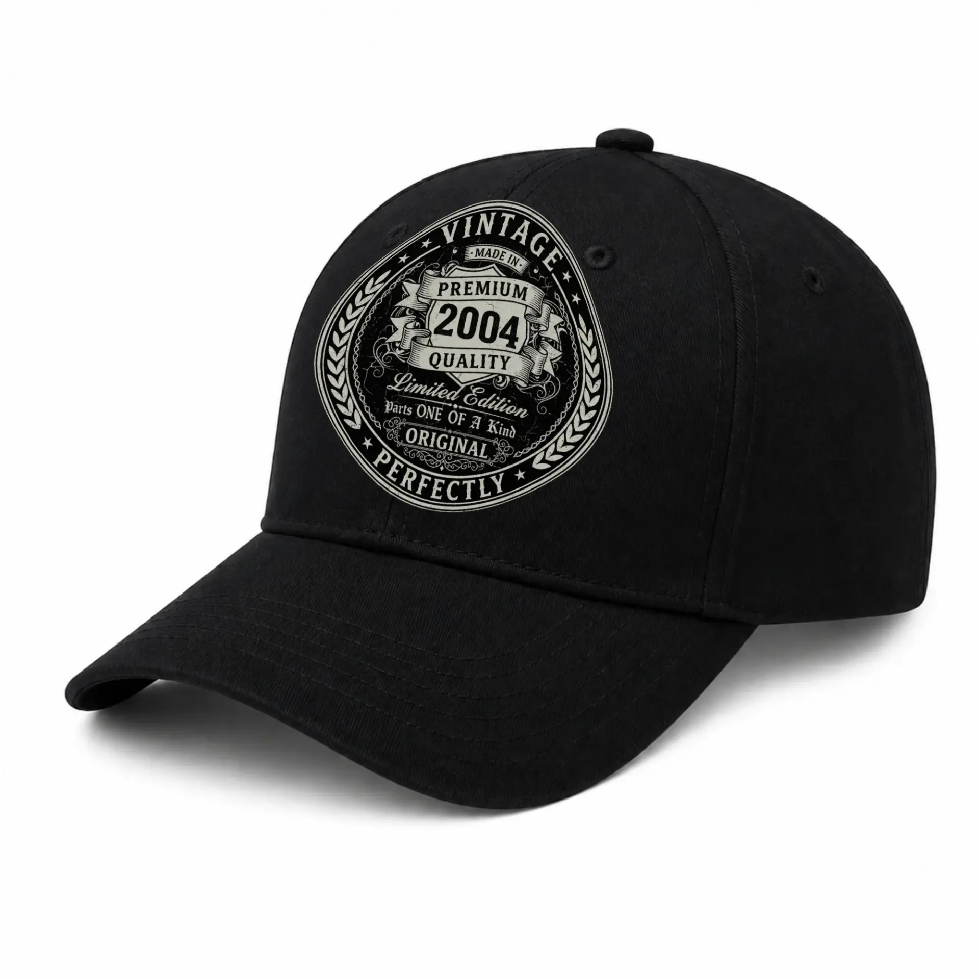 Baseball Cap Vintage 2004 Birthday Theme Embroidered Sun Protection Hat