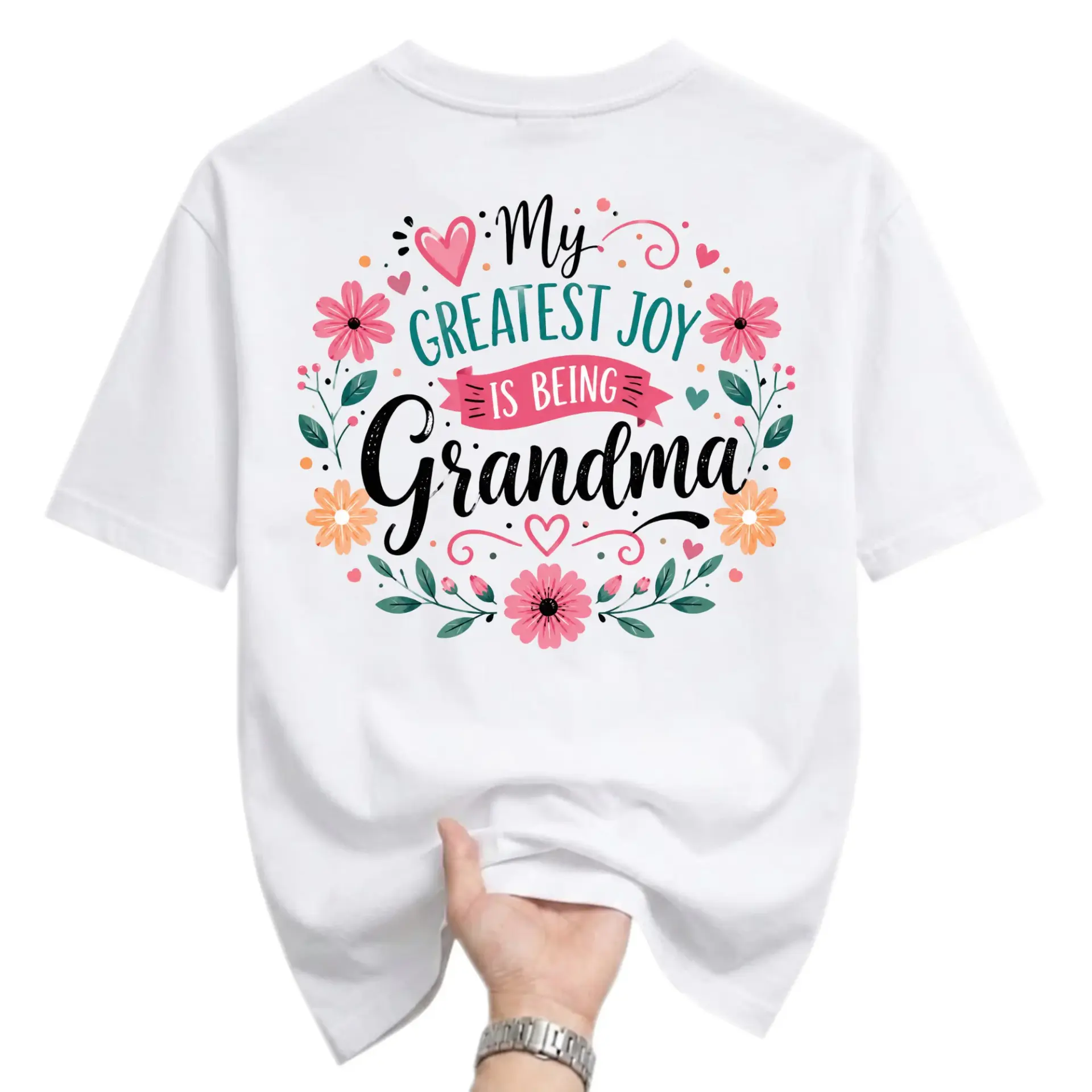 Funny Shirt for Grandma My Greatest Joy Is Being Graphic Printed Unisex