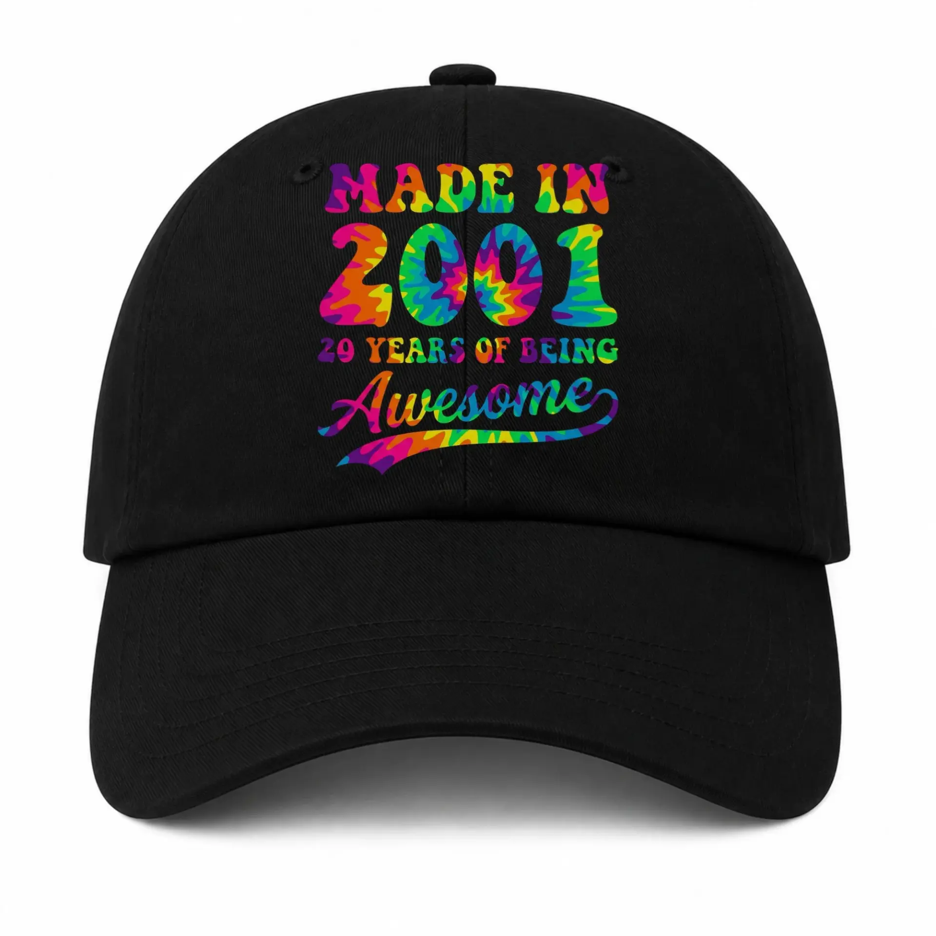 Baseball Cap Made in 2001 23 Years of Being Awesome Graphic Hat