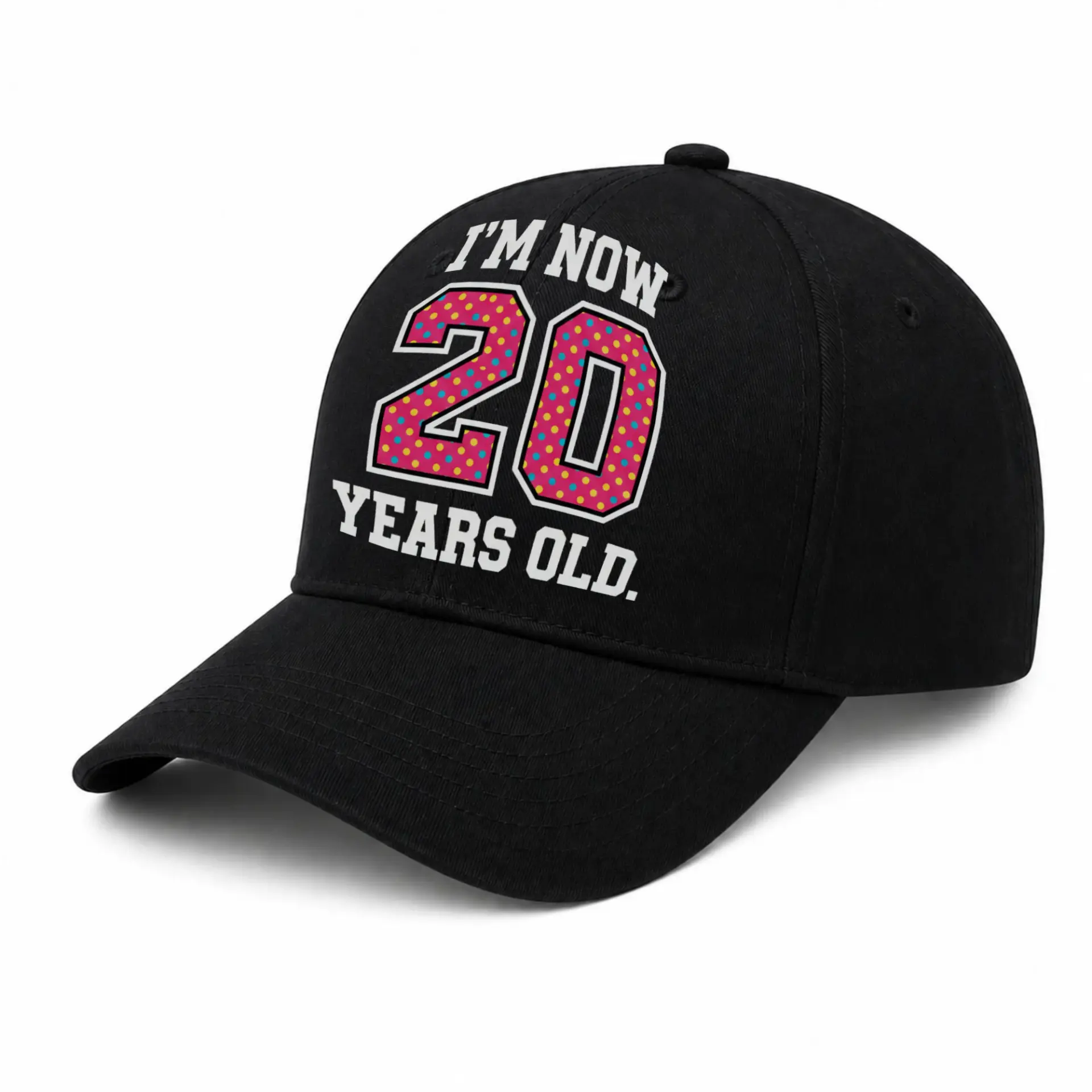 Baseball Cap Retro 20th Birthday Celebration Graphic Dad Hat Sun Accessory