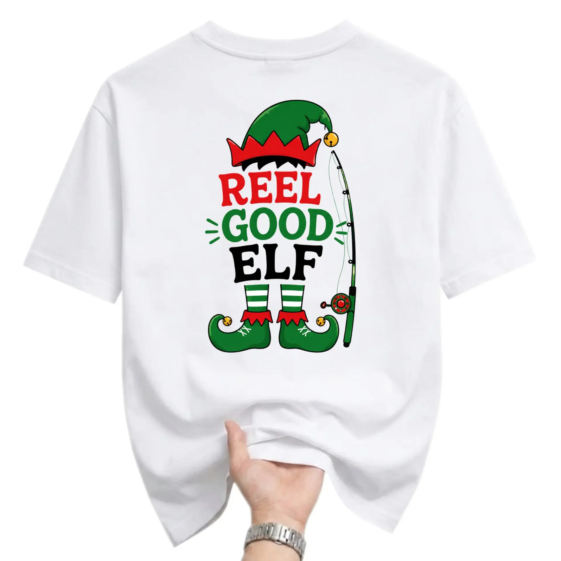 Funny Shirt Reel Good Holiday Graphic Tee Unisex Casual Apparel for Fishing