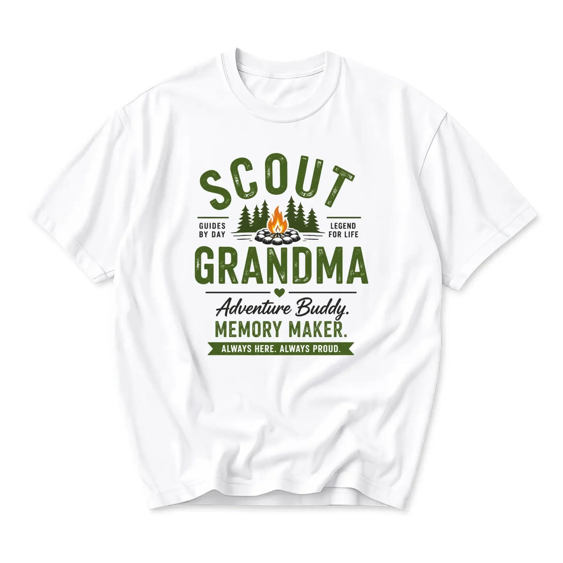 Graphic Tee Grandma Adventure Memory Maker Outdoorsy Hiking Lover Unisex Crew Neck Cotton Shirt