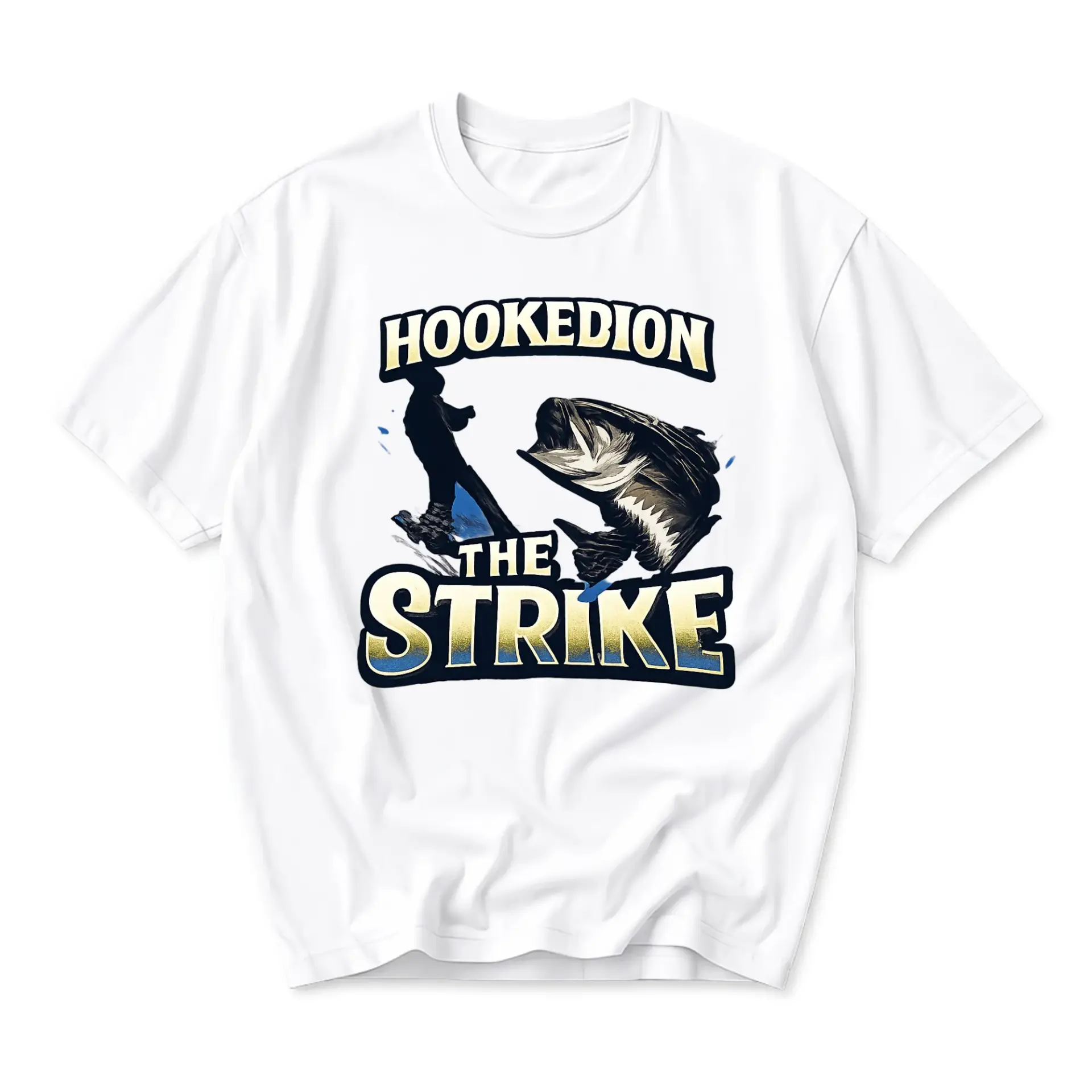 Graphic Tee on the Strike Fishing Unisex Short Sleeve Shirt for Outdoor