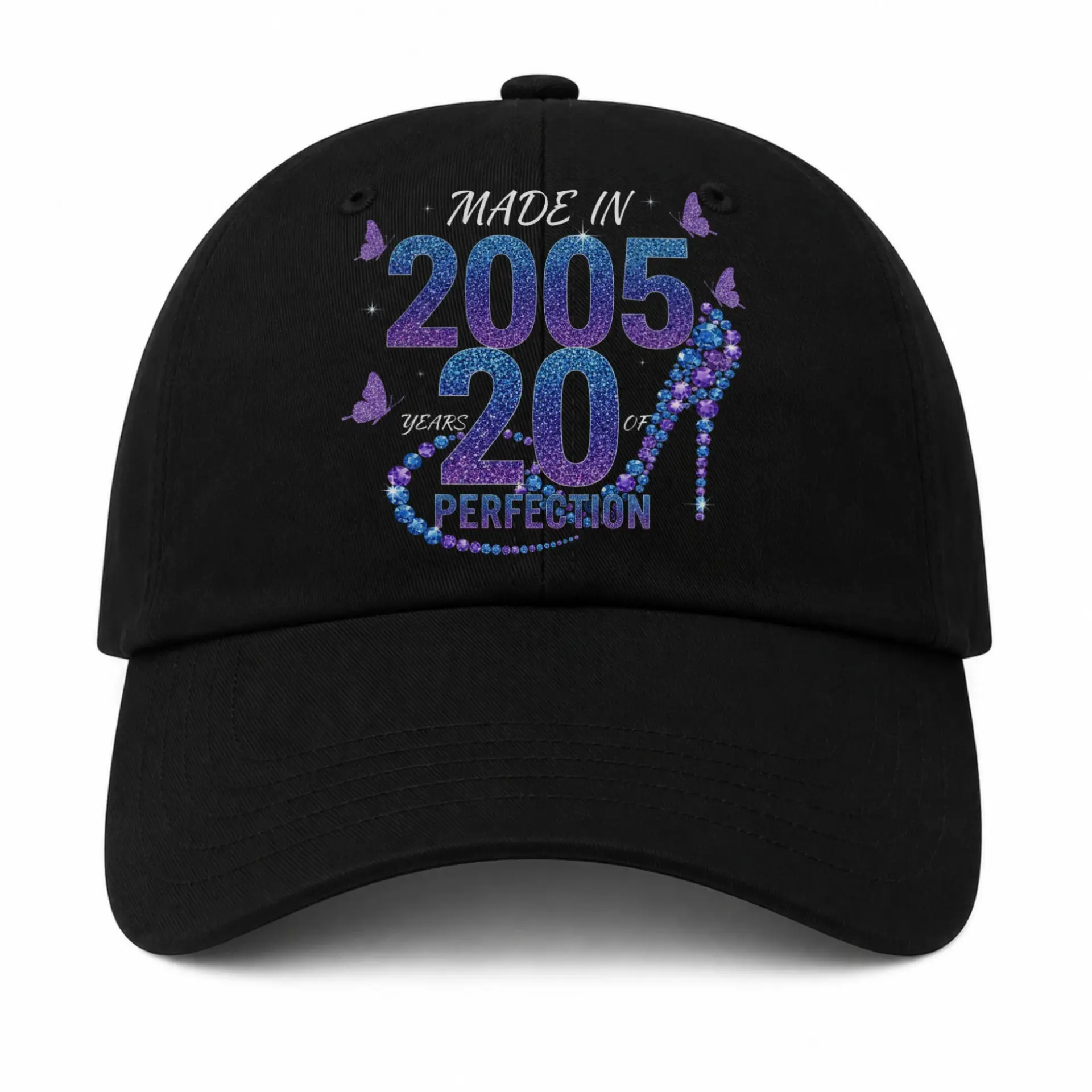 Baseball Cap Embroidered Vintage 2005 Birthday Gift Graphic Hat