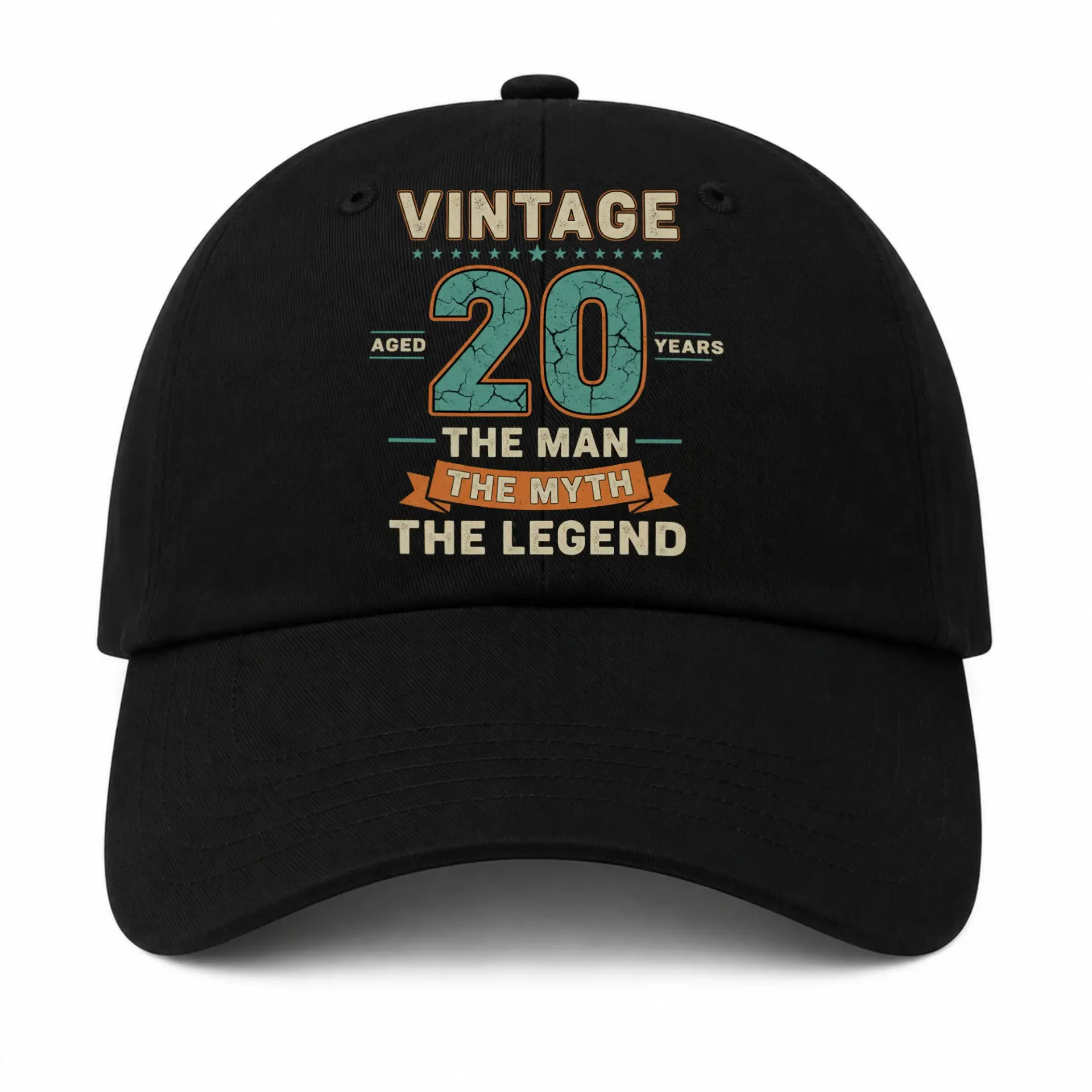 Baseball Cap Vintage the Man the Myth the Legend Embroidered Cotton Hat
