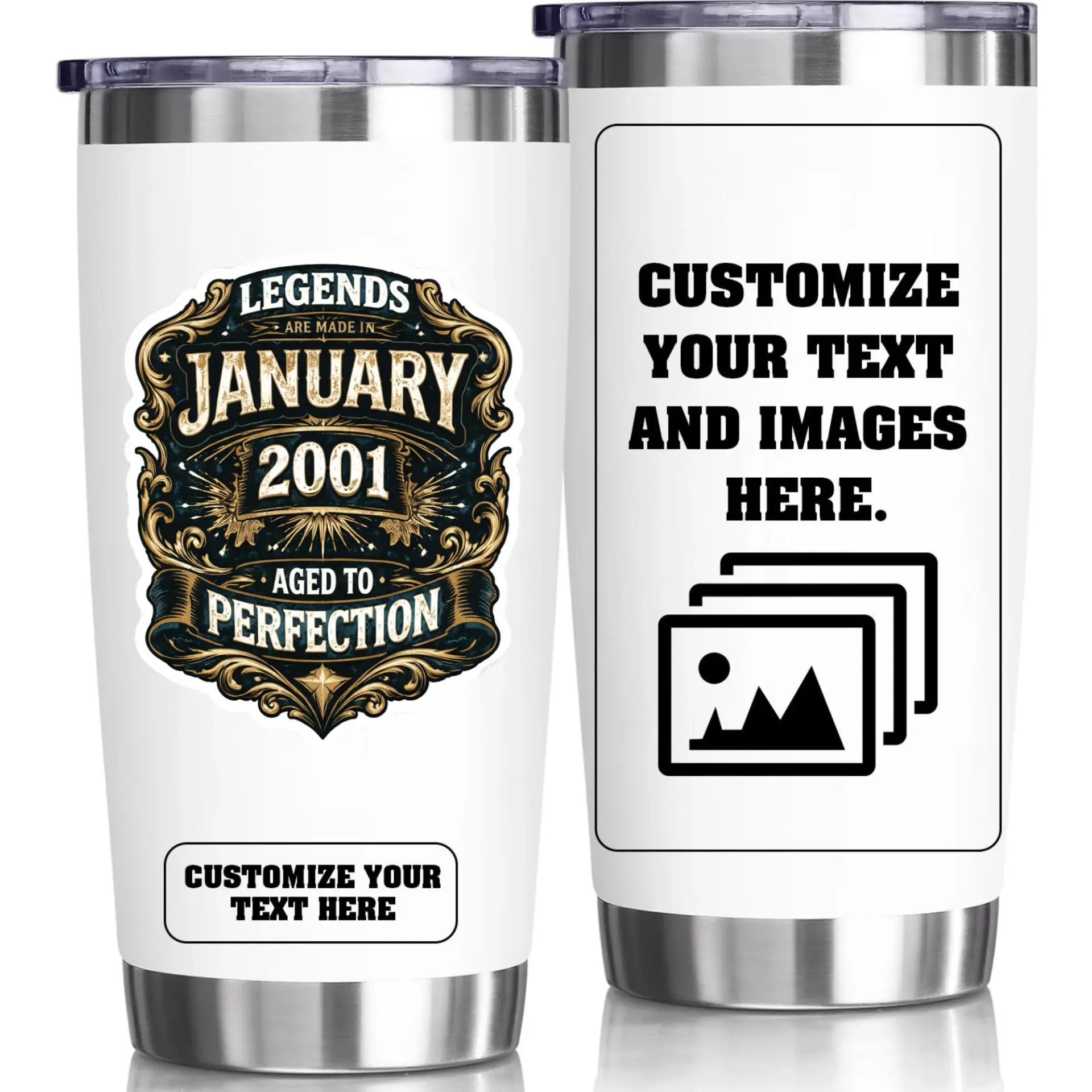 Risk: Image Contains Instructional Placeholder Text for Customization Service
