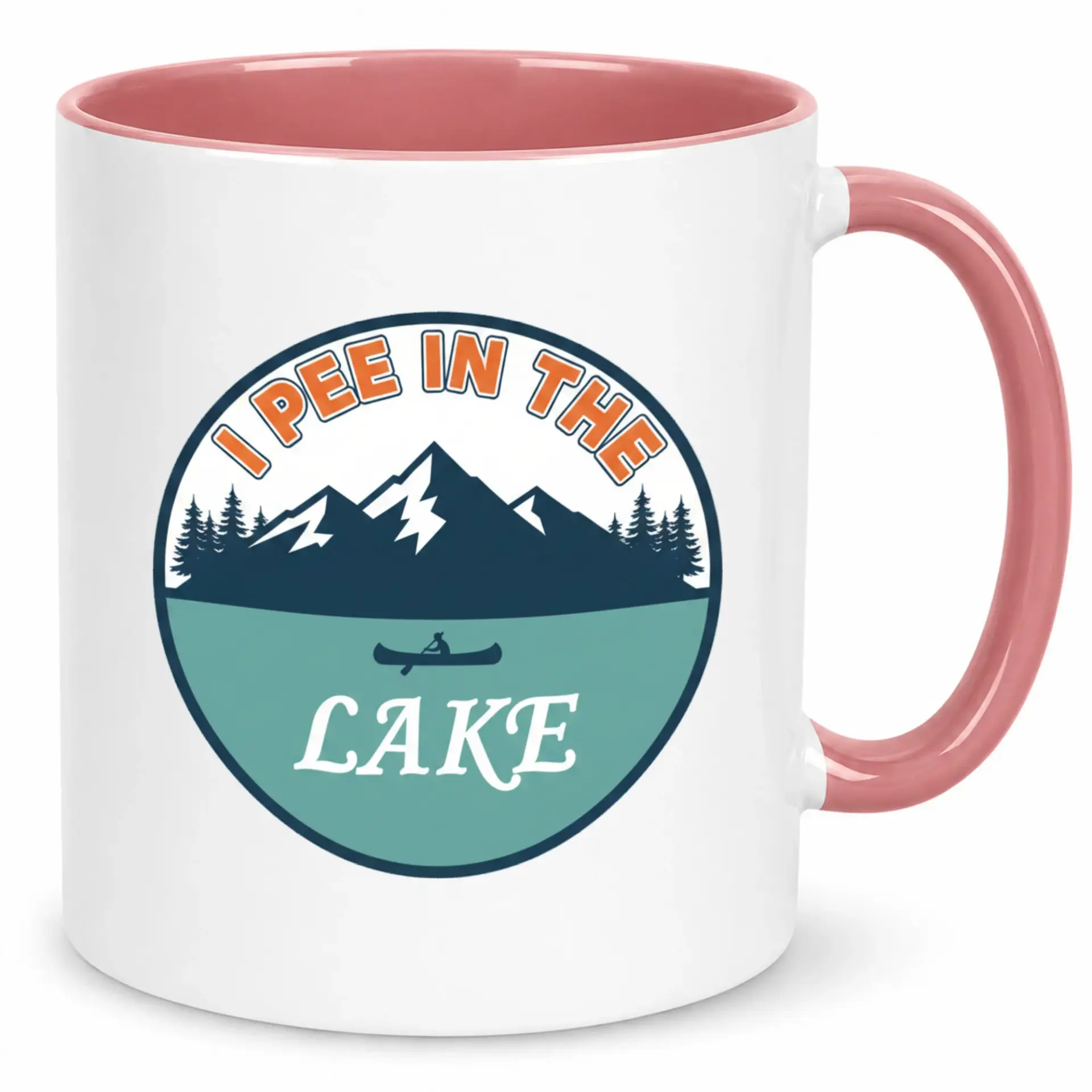 Funny Camping Coffee Mug, Humorous Lake Lover Ceramic Drinkware for Outdoor Enthusiasts, Novelty Beverage Cup for Men and Women, 11oz 15oz